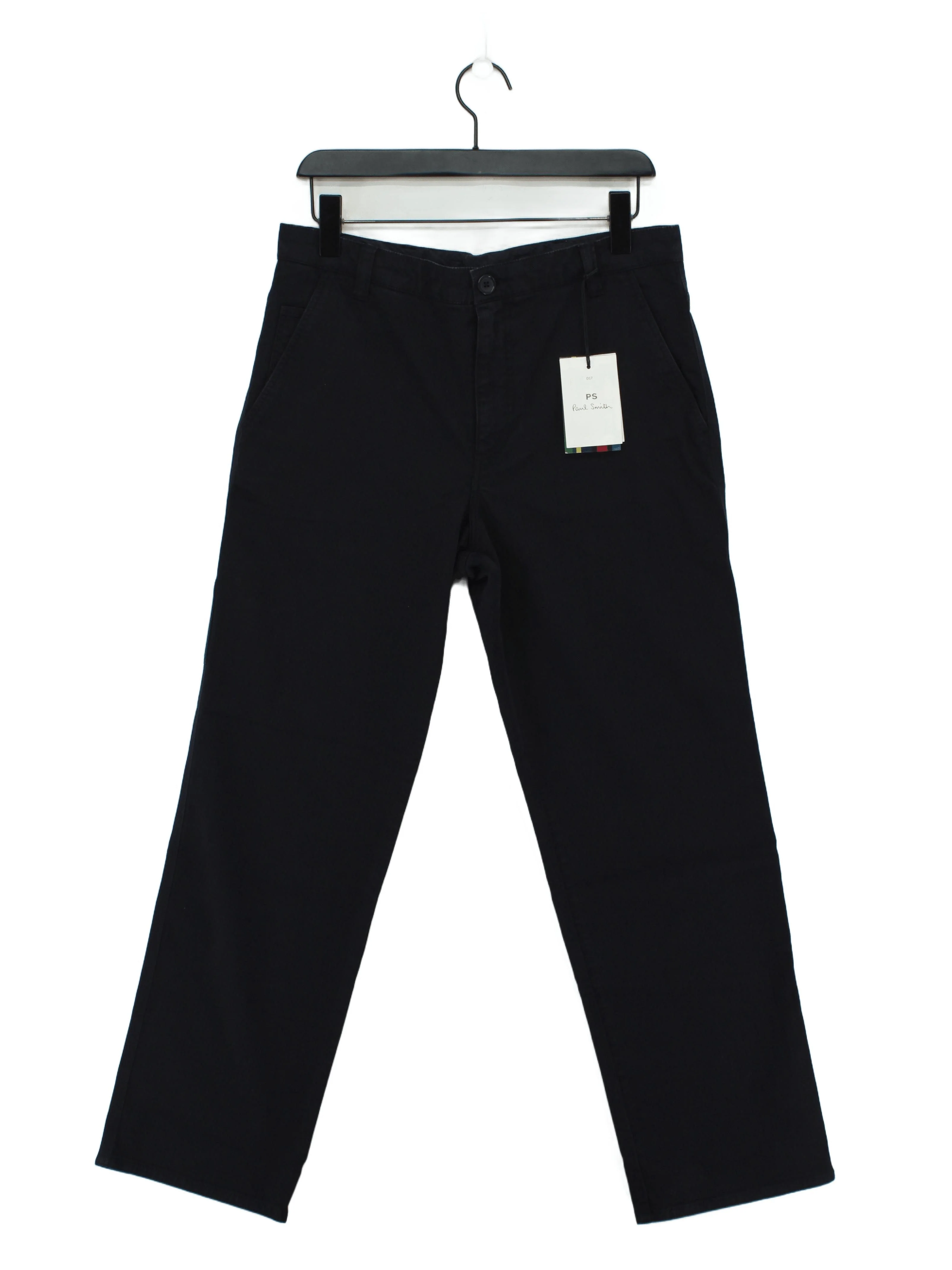 Paul Smith Men's Trousers W 32 in Blue Cotton with Elastane Chino New with tags