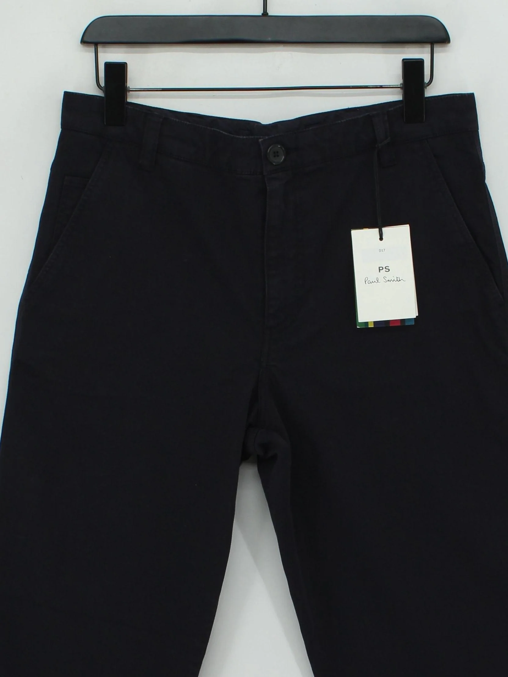Paul Smith Men's Trousers W 32 in Blue Cotton with Elastane Chino New with tags - Image 3