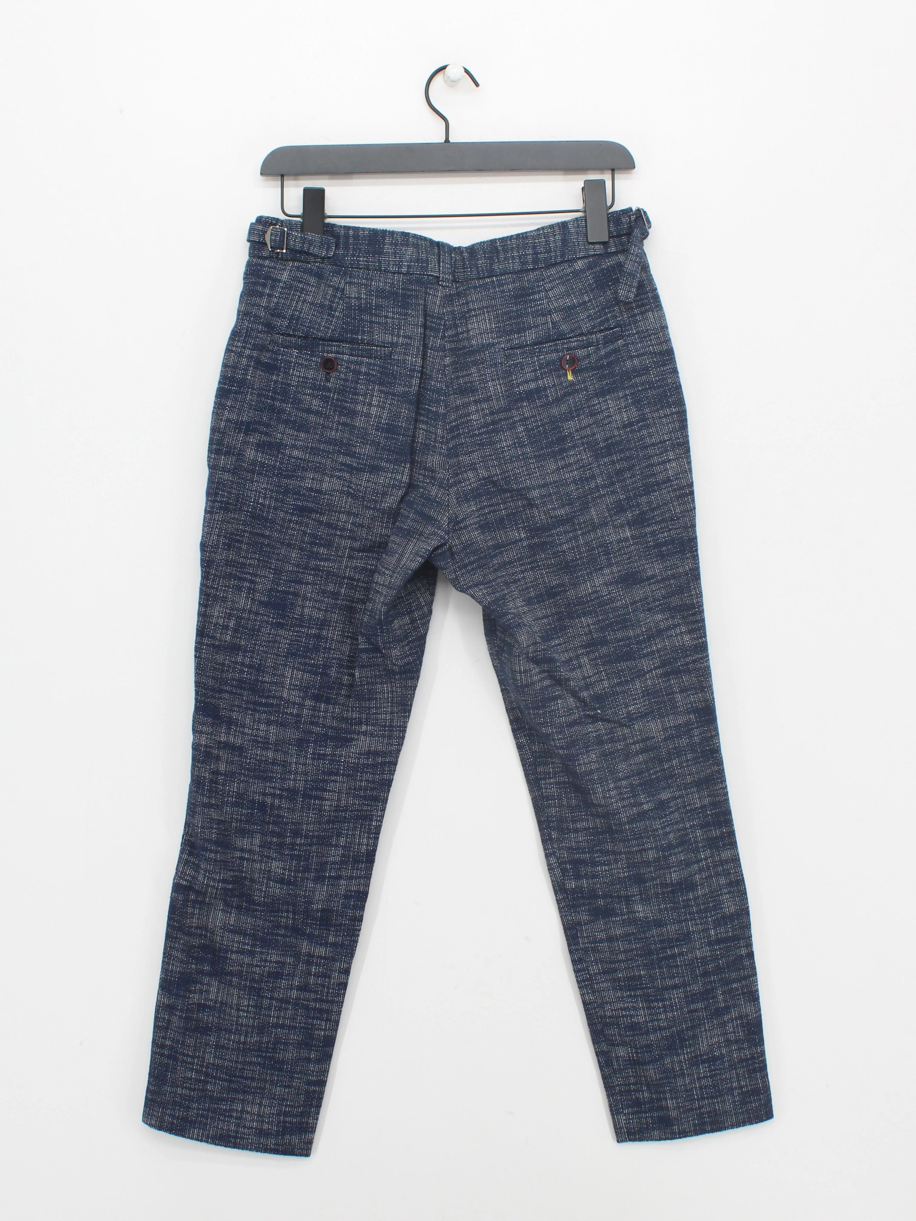 Paul Smith Men's Trousers W 32 in Blue Cotton with Polyester Chino New with tags - Image 2