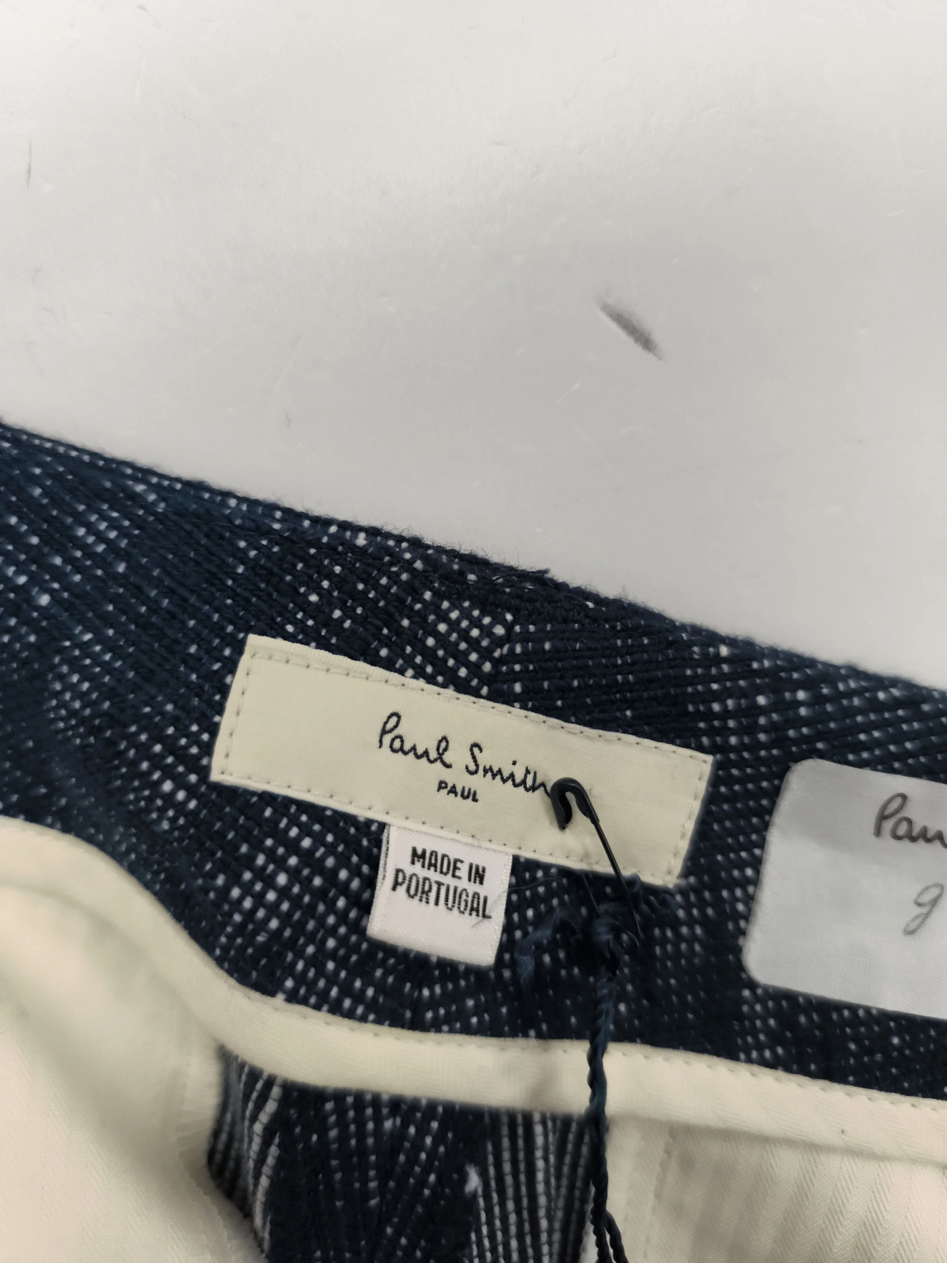 Paul Smith Men's Trousers W 32 in Blue Cotton with Polyester Chino New with tags - Image 5