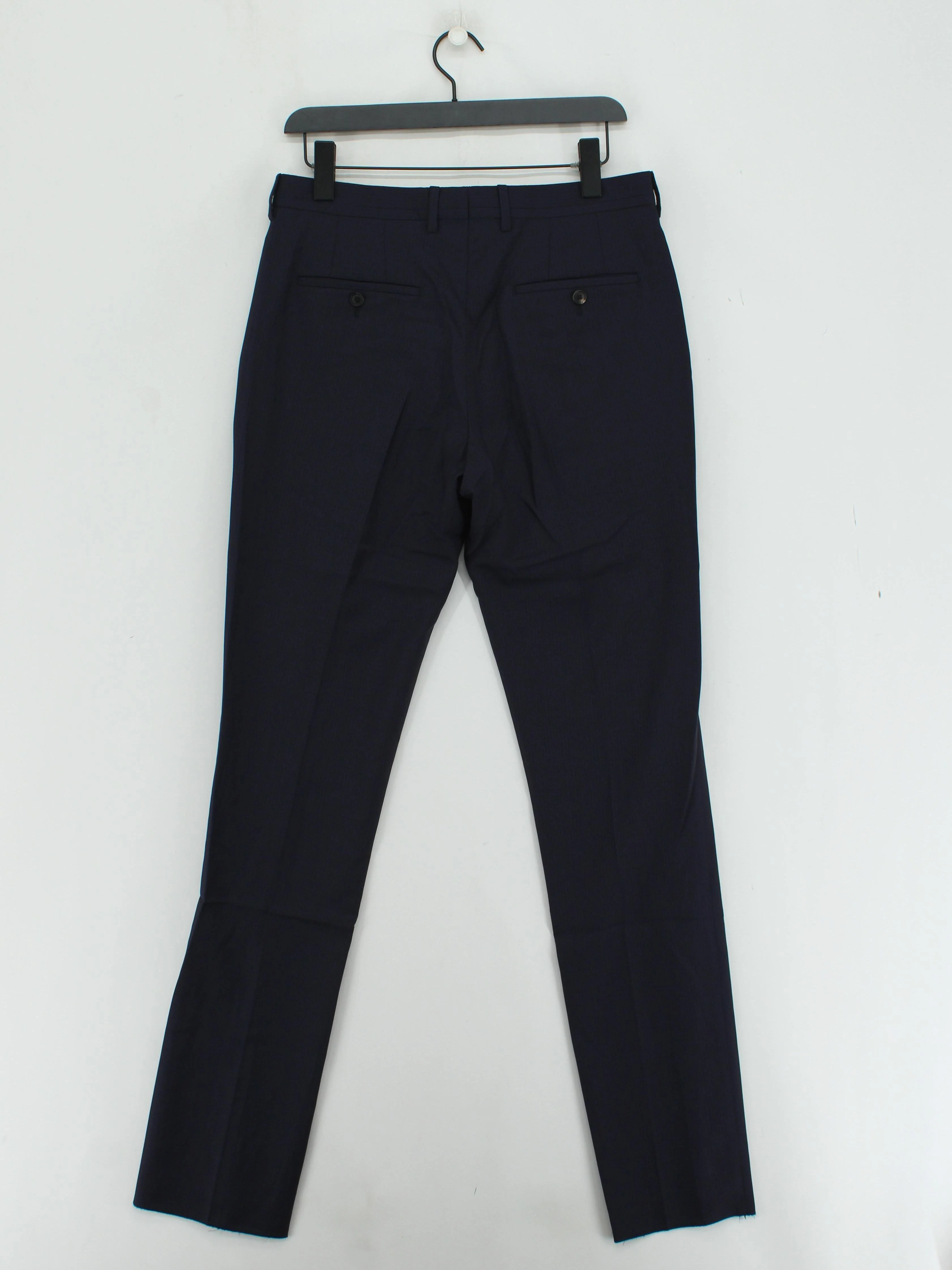 Paul Smith Men's Trousers W 32 in Blue Wool New with tags - Image 2
