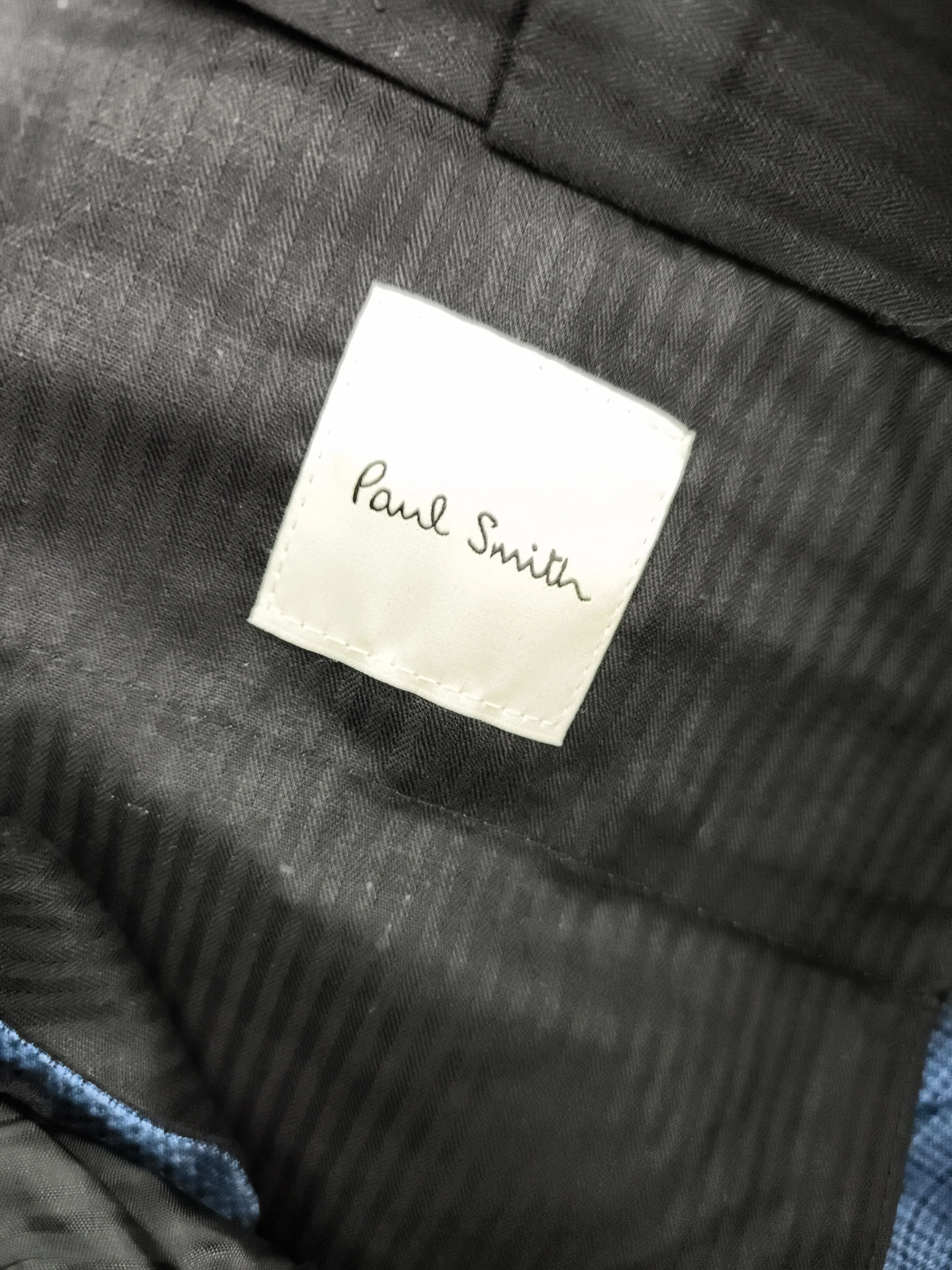 Paul Smith Men's Trousers W 32 in Blue Wool with Cotton Chino New with tags - Image 5
