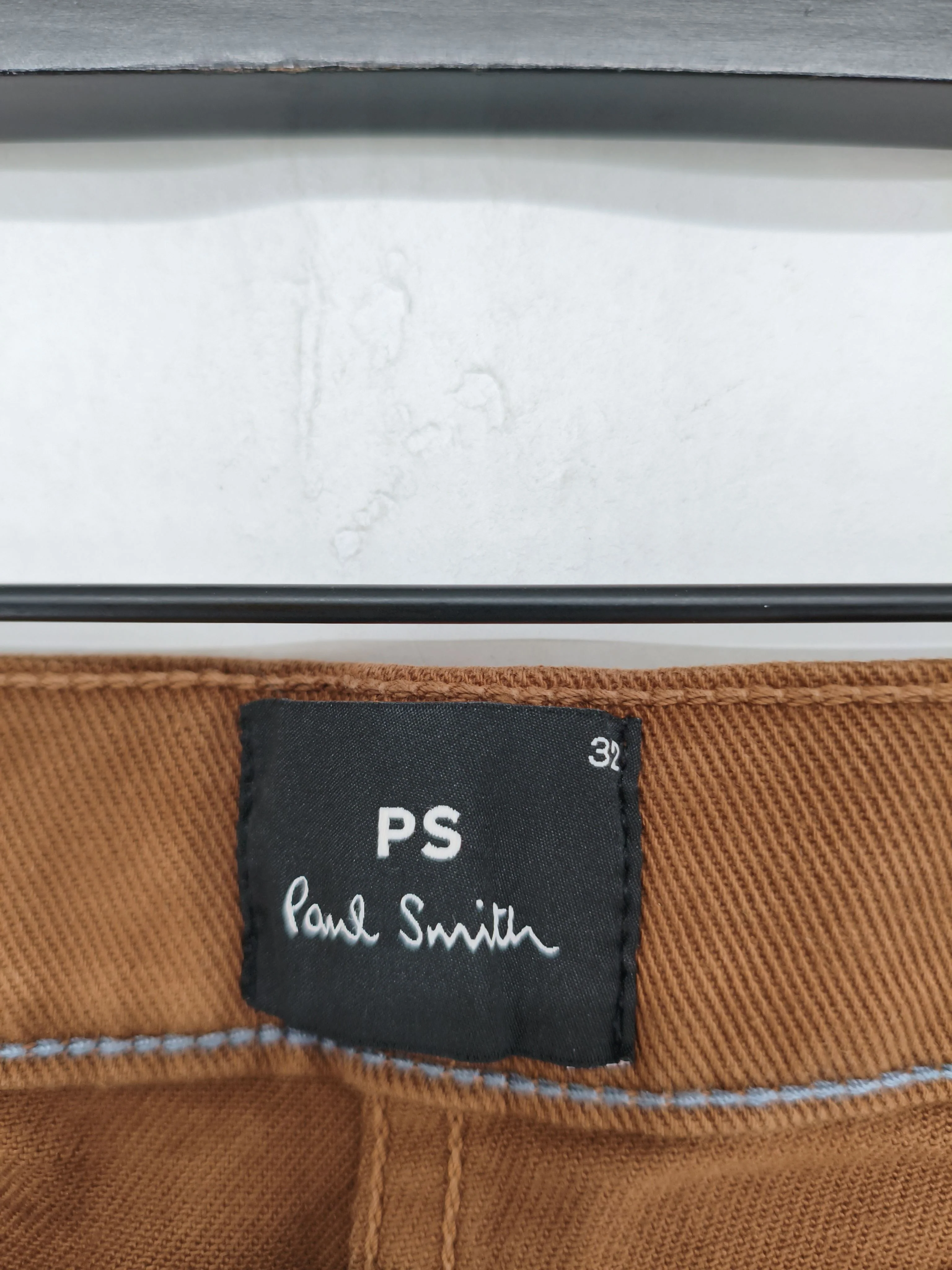 Paul Smith Men's Trousers W 32 in Brown 100% Cotton Straight Chino New with tags - Image 5