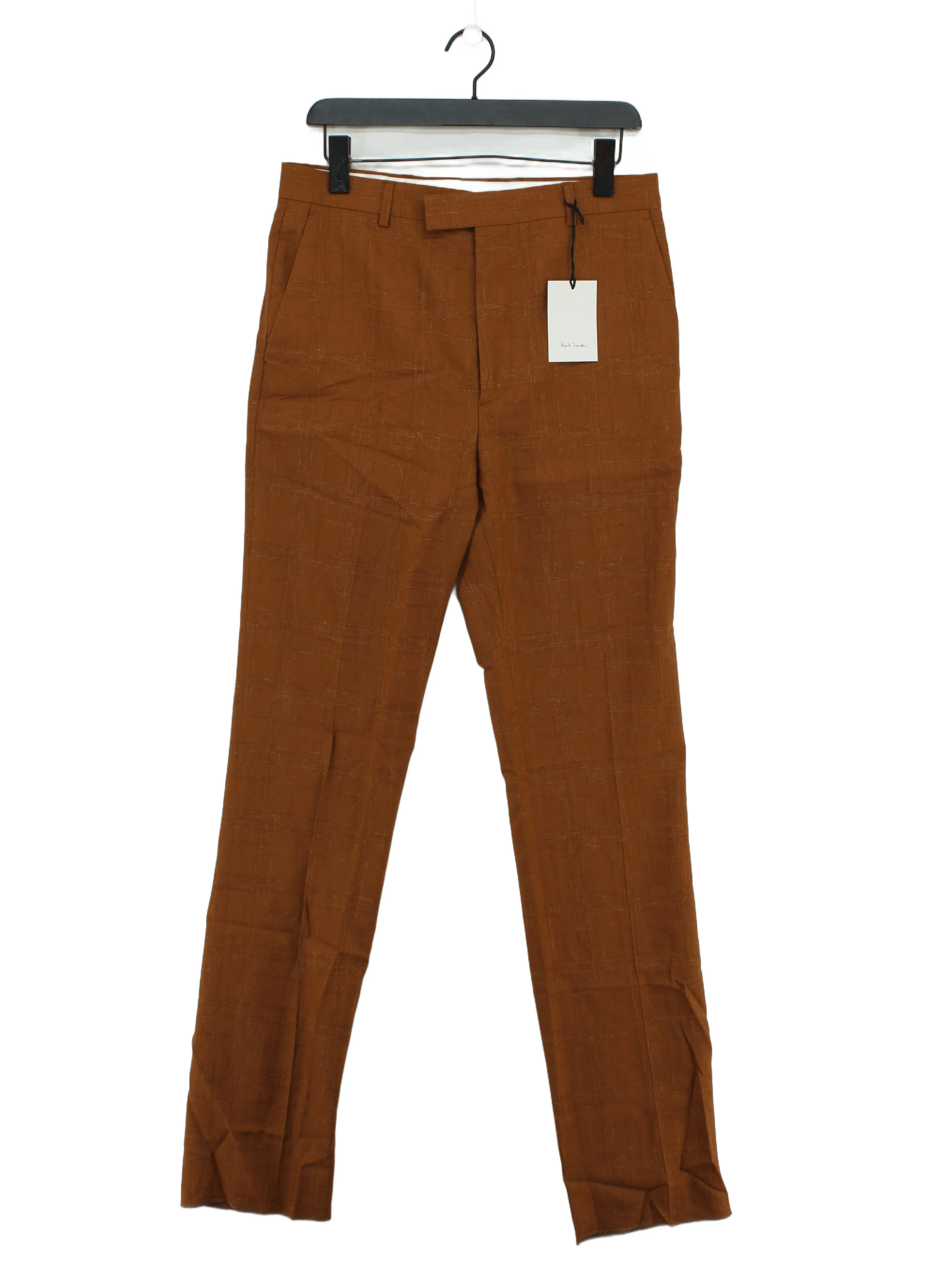 Paul Smith Men's Trousers W 32 in Brown 100% Other Chino New with tags