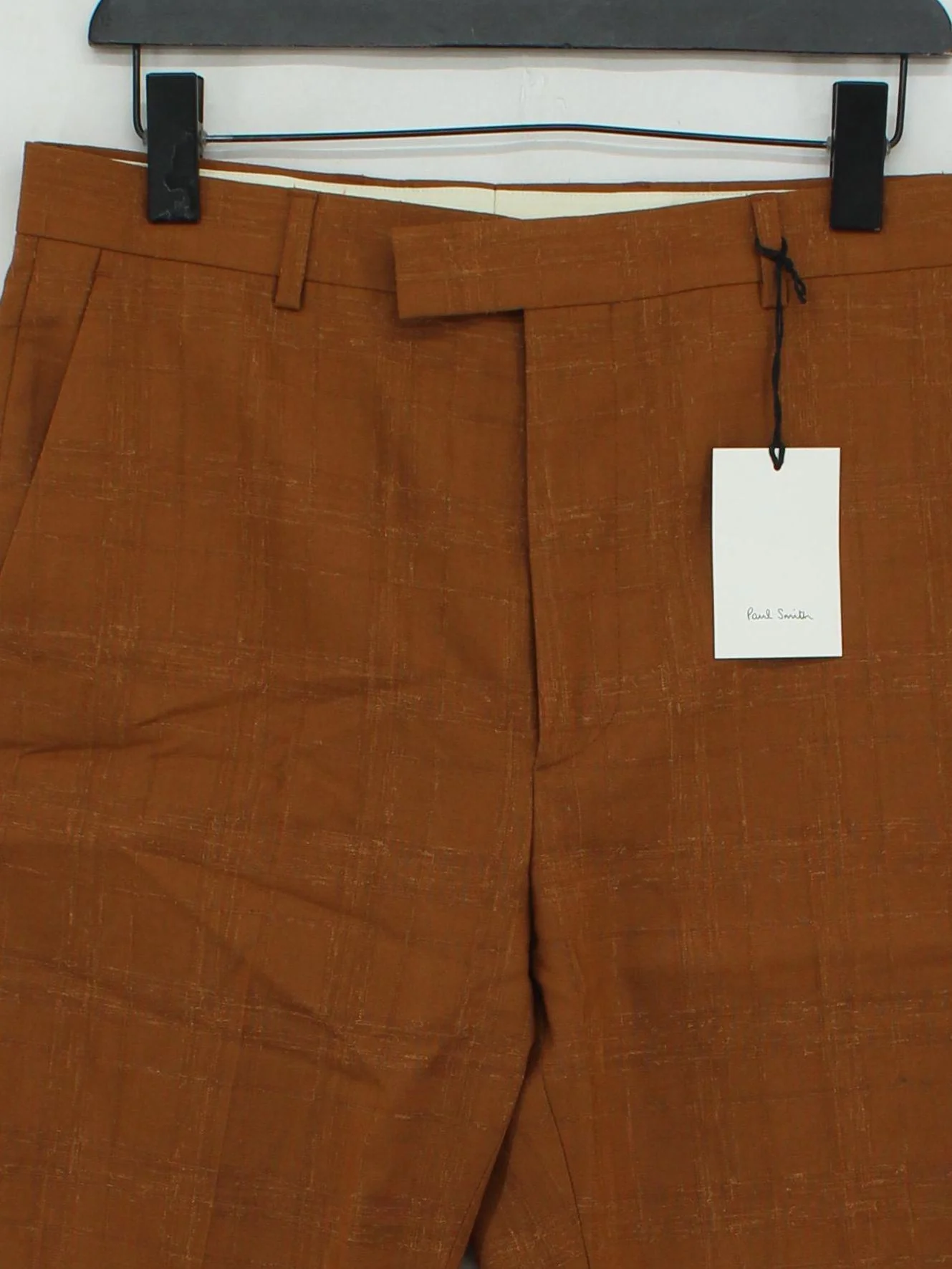 Paul Smith Men's Trousers W 32 in Brown 100% Other Chino New with tags - Image 3