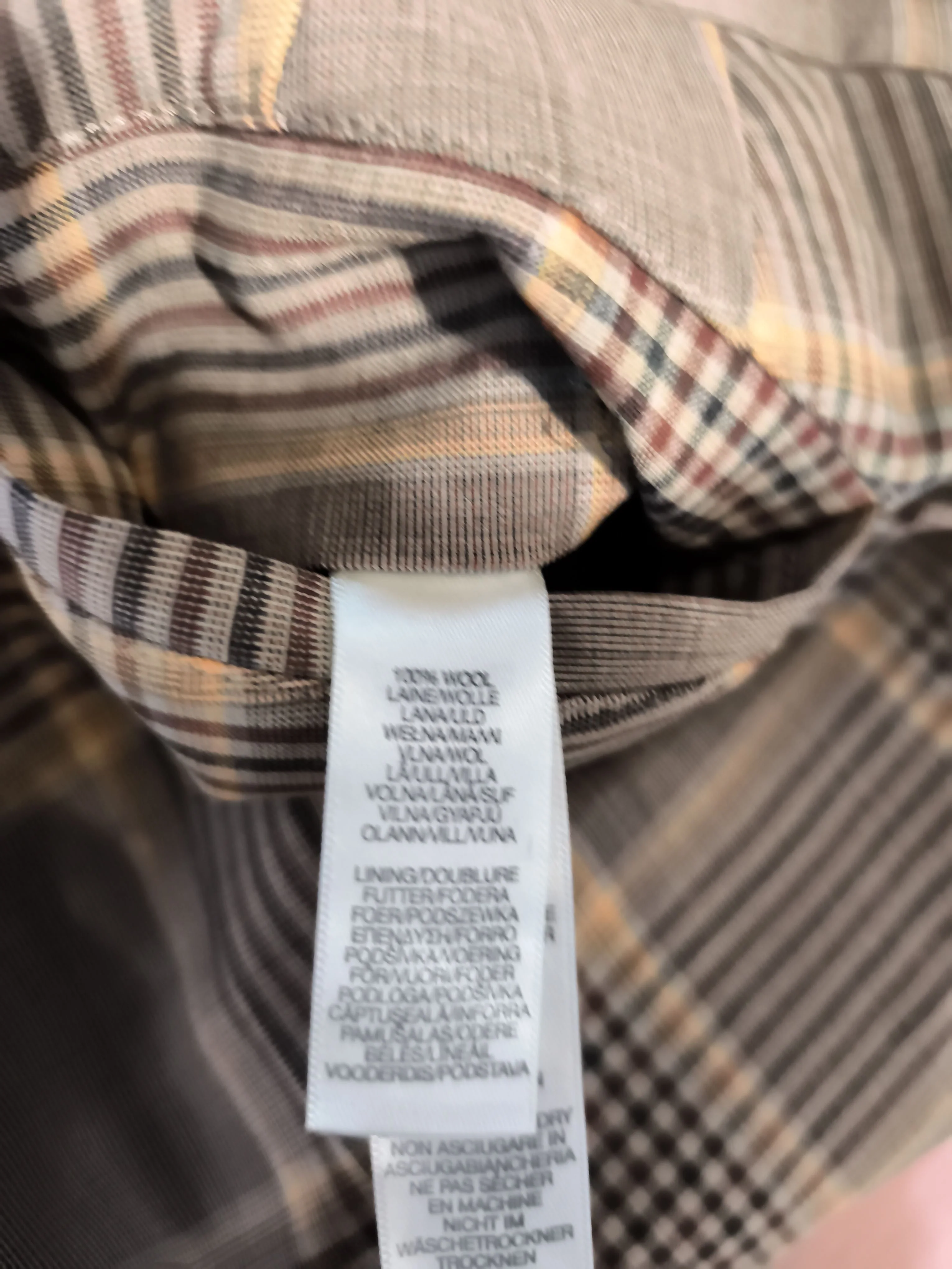Paul Smith Men's Trousers W 32 in Brown 100% Wool Chino New with tags - Image 6