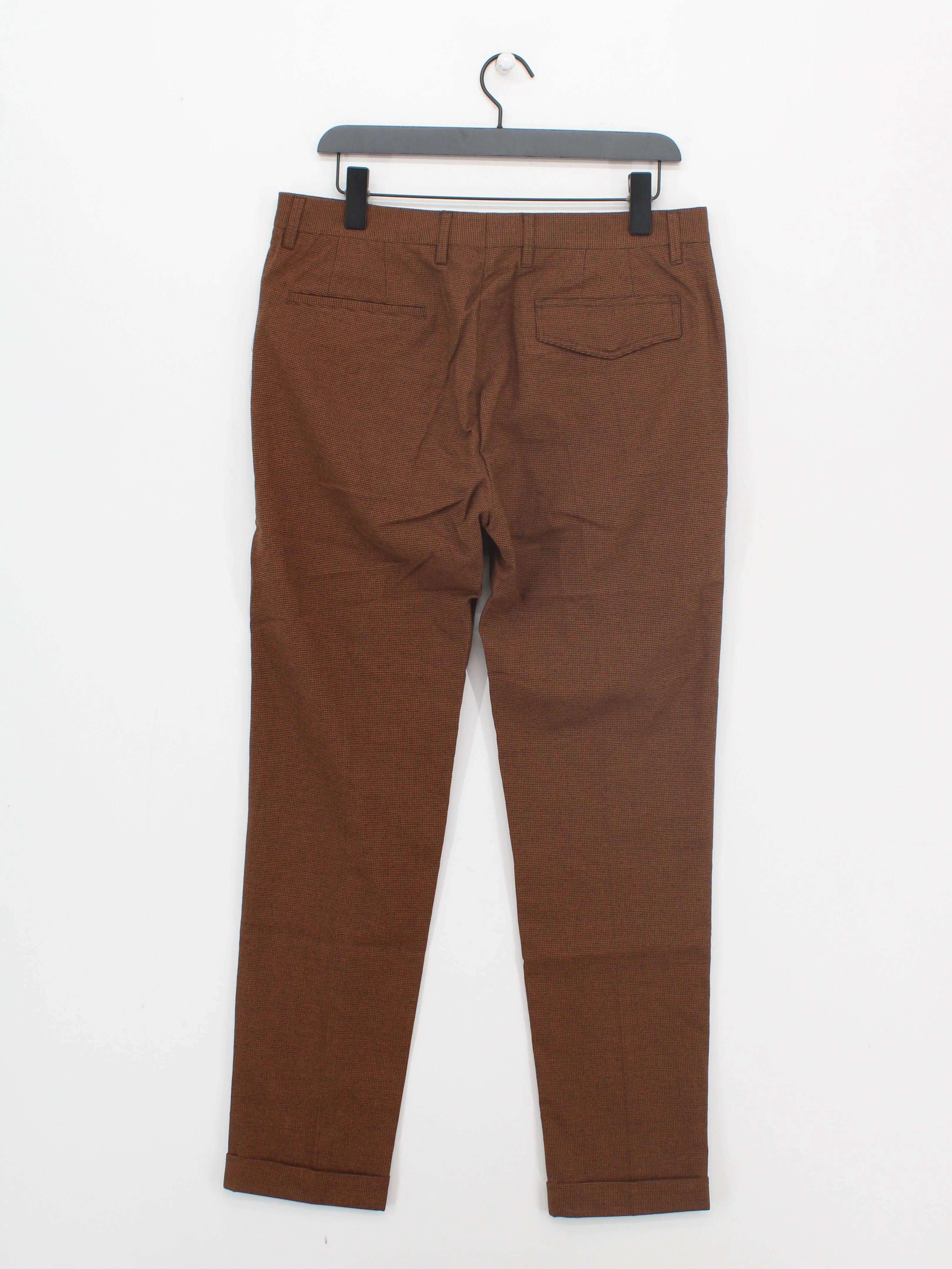 Paul Smith Men's Trousers W 32 in Brown Cotton New with tags - Image 2