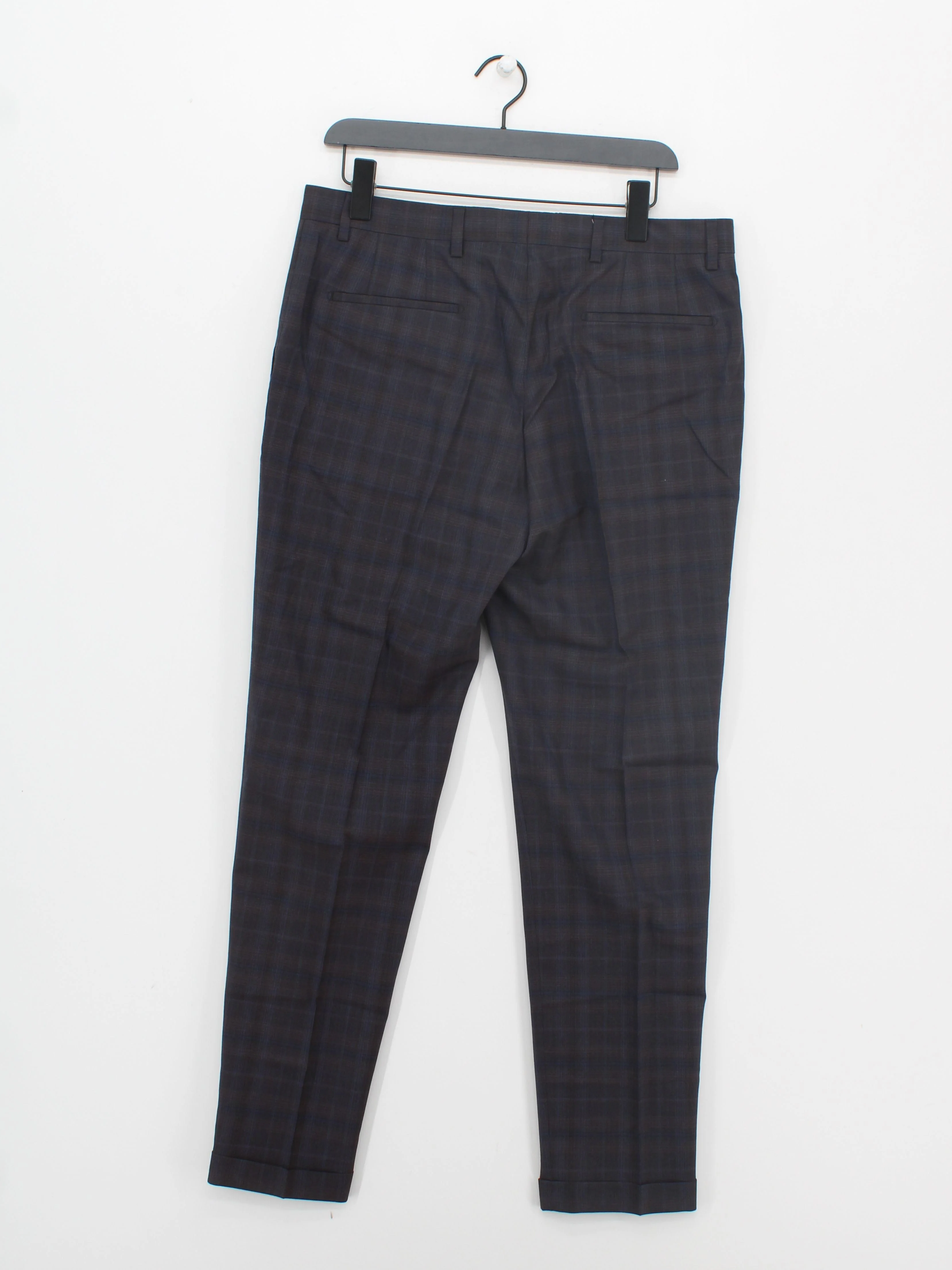 Paul Smith Men's Trousers W 32 in Brown Wool New with tags - Image 2