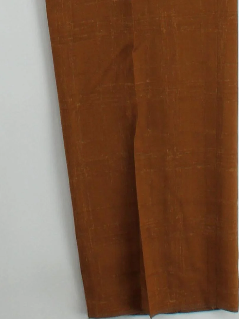 Paul Smith Men's Trousers W 32 in Brown Wool with Silk Chino New with tags - Image 4