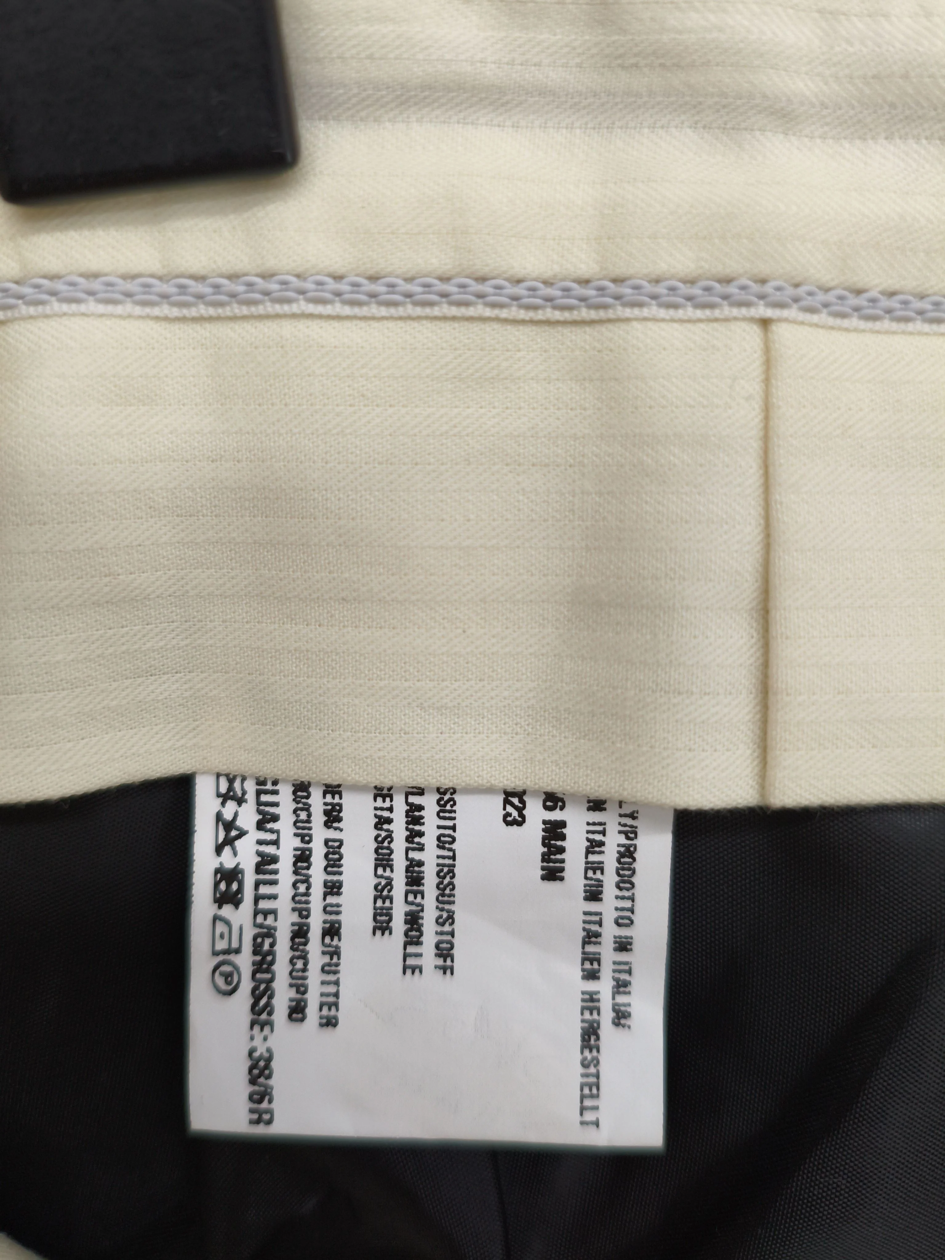 Paul Smith Men's Trousers W 32 in Brown Wool with Silk Chino New with tags - Image 6