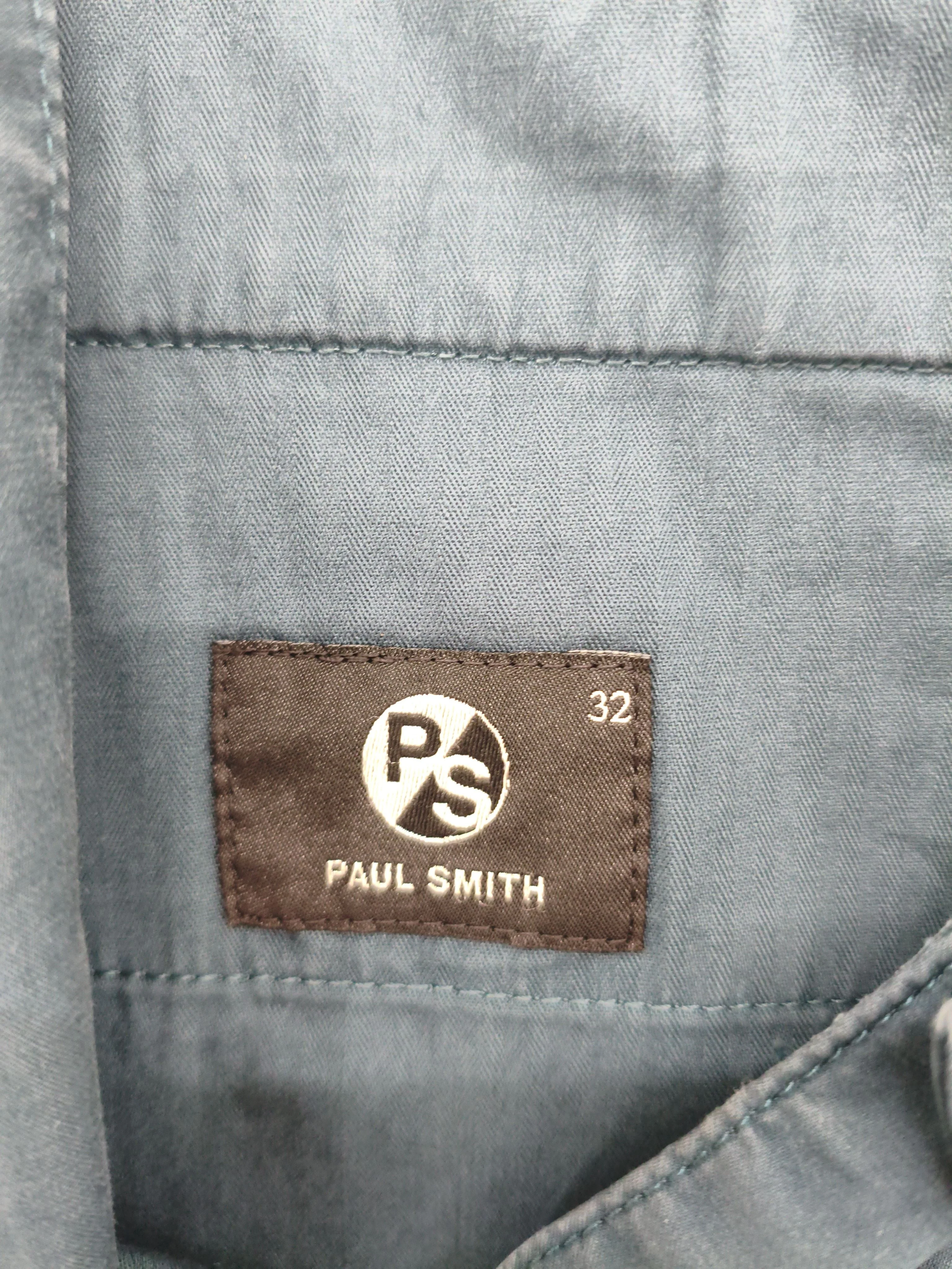 Paul Smith Men's Trousers W 32 in Green 100% Cotton Straight Chino New with tags - Image 5