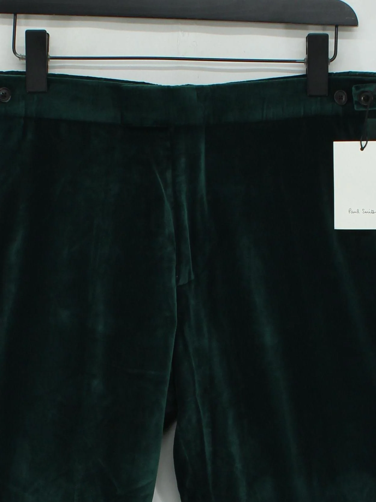 Paul Smith Men's Trousers W 32 in Green 100% Polyester Chino New with tags - Image 3