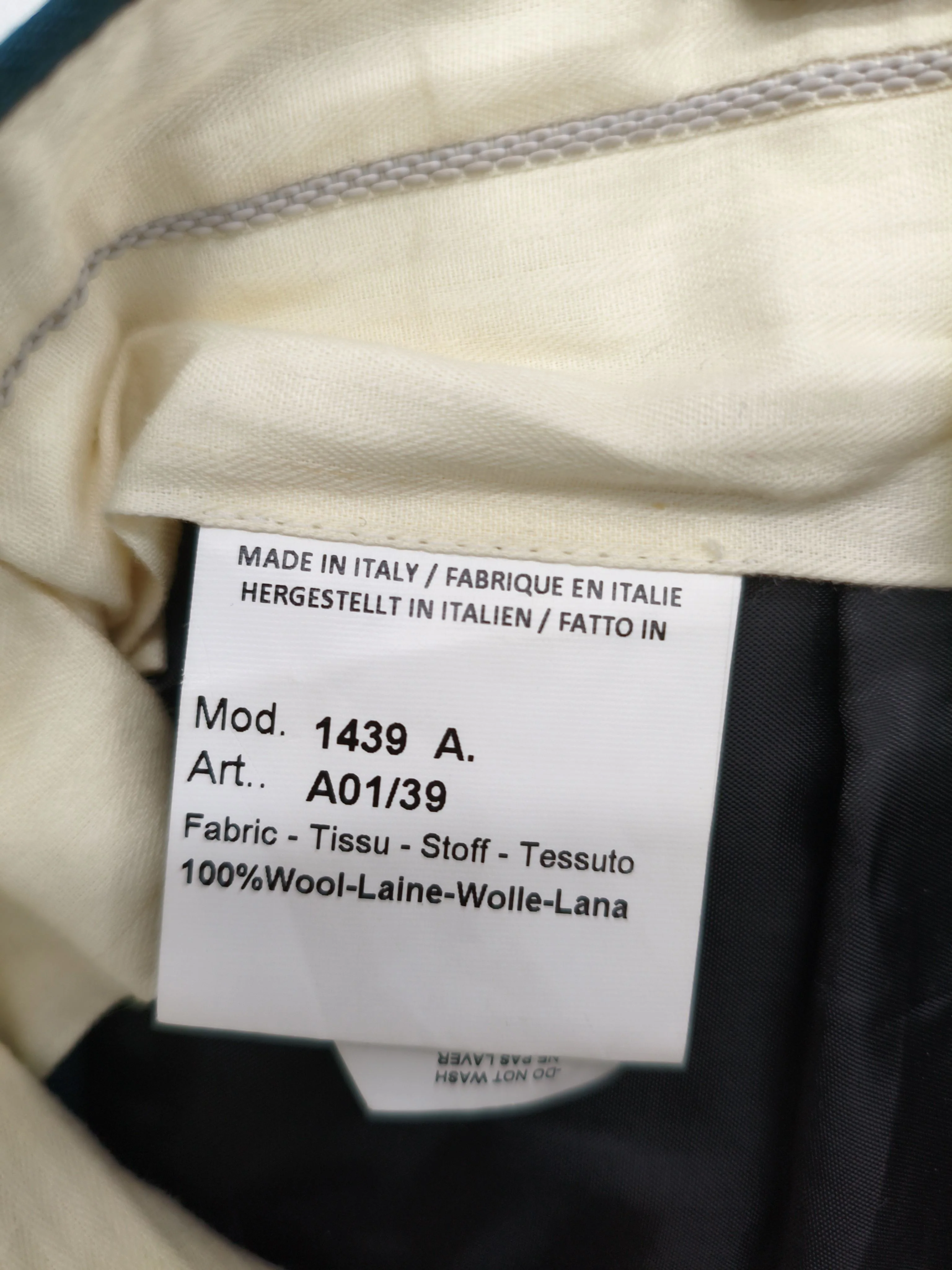 Paul Smith Men's Trousers W 32 in Green 100% Wool Straight Chino New with tags - Image 6