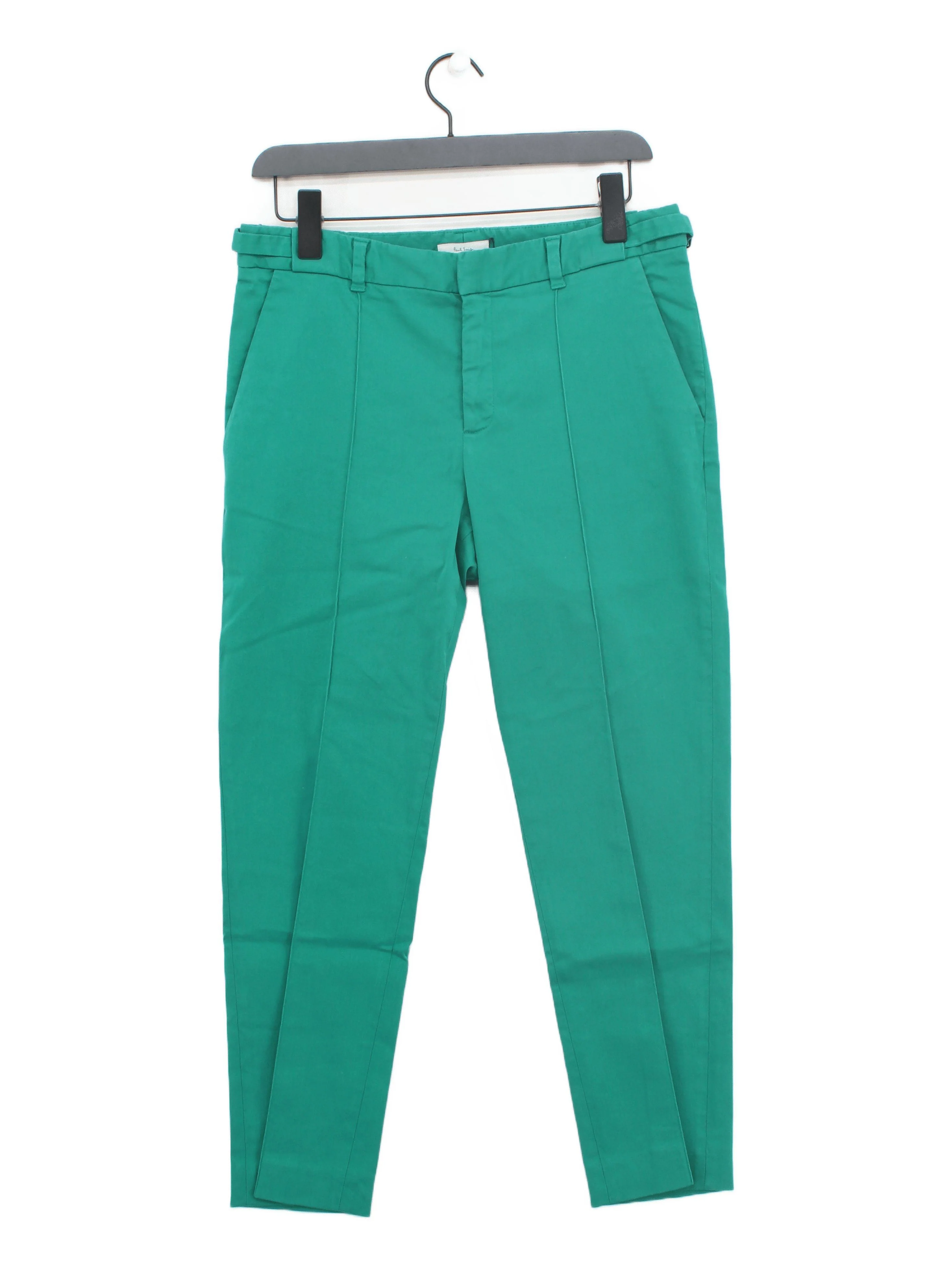 Paul Smith Men's Trousers W 32 in Green Cotton with Elastane Chino New with tags