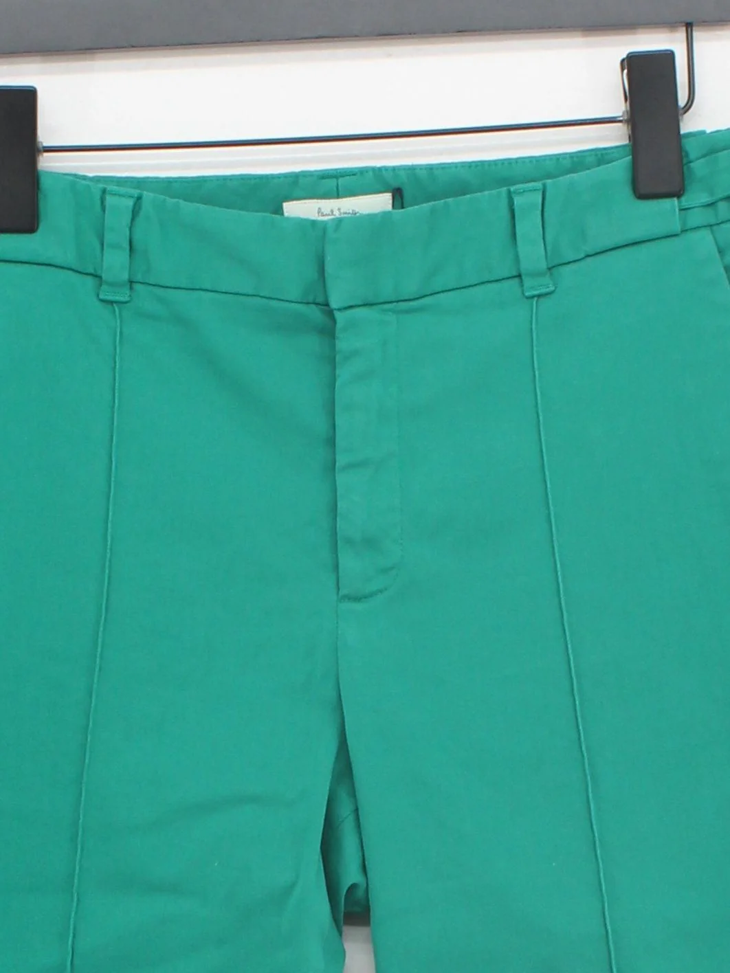 Paul Smith Men's Trousers W 32 in Green Cotton with Elastane Chino New with tags - Image 3