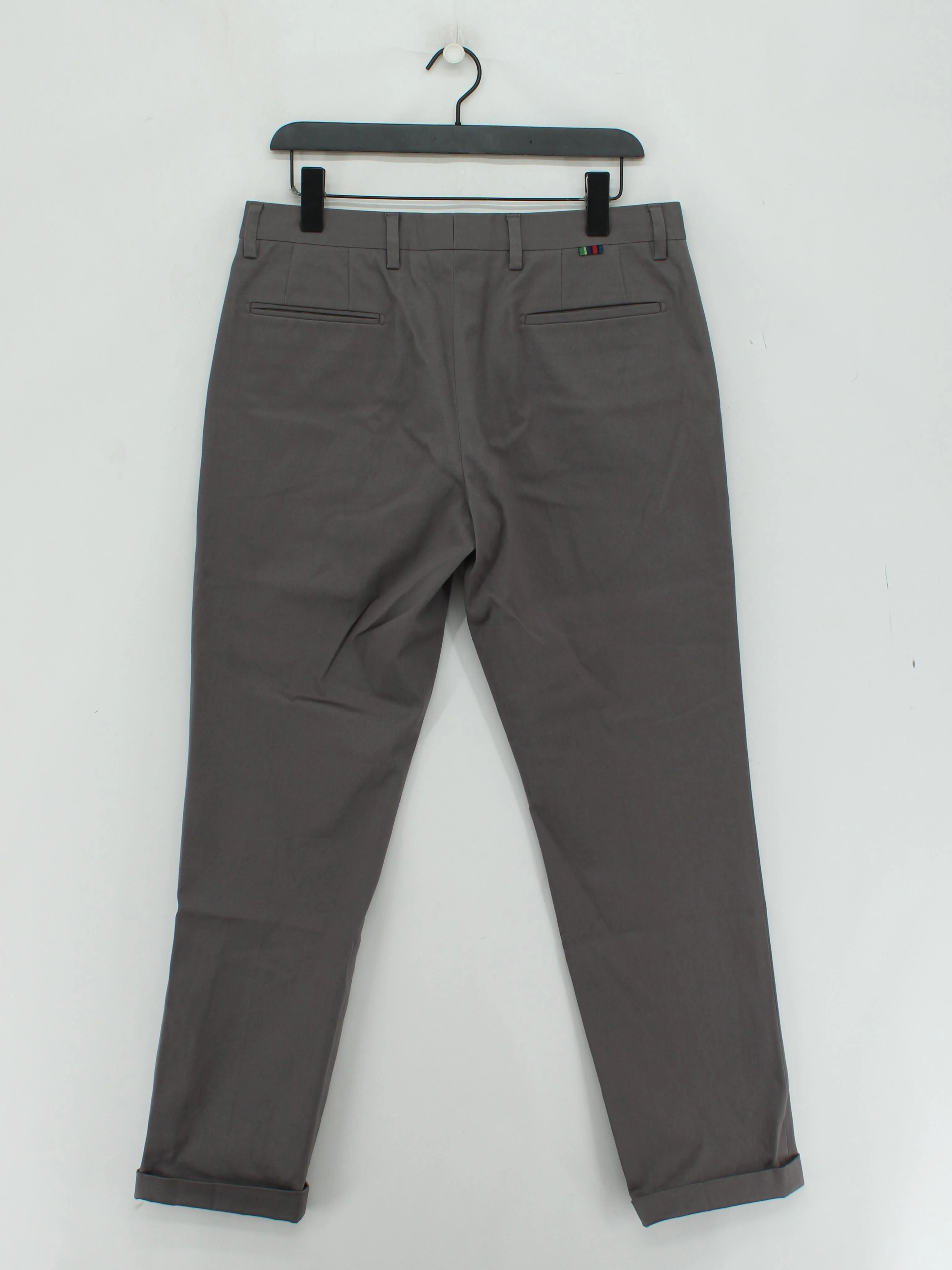 Paul Smith Men's Trousers W 32 in Grey 100% Other Straight Chino New with tags - Image 2