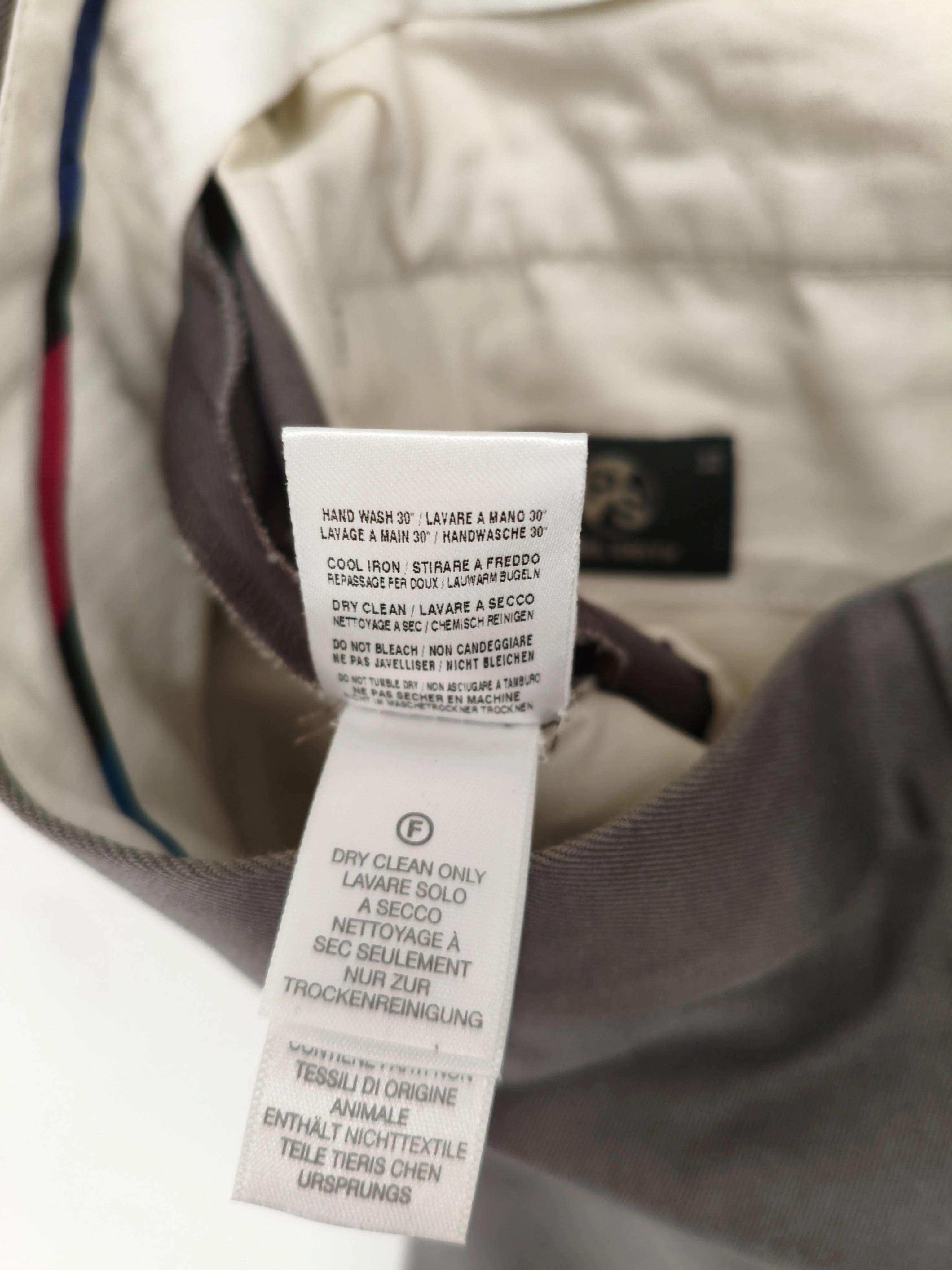 Paul Smith Men's Trousers W 32 in Grey 100% Other Straight Chino New with tags - Image 6