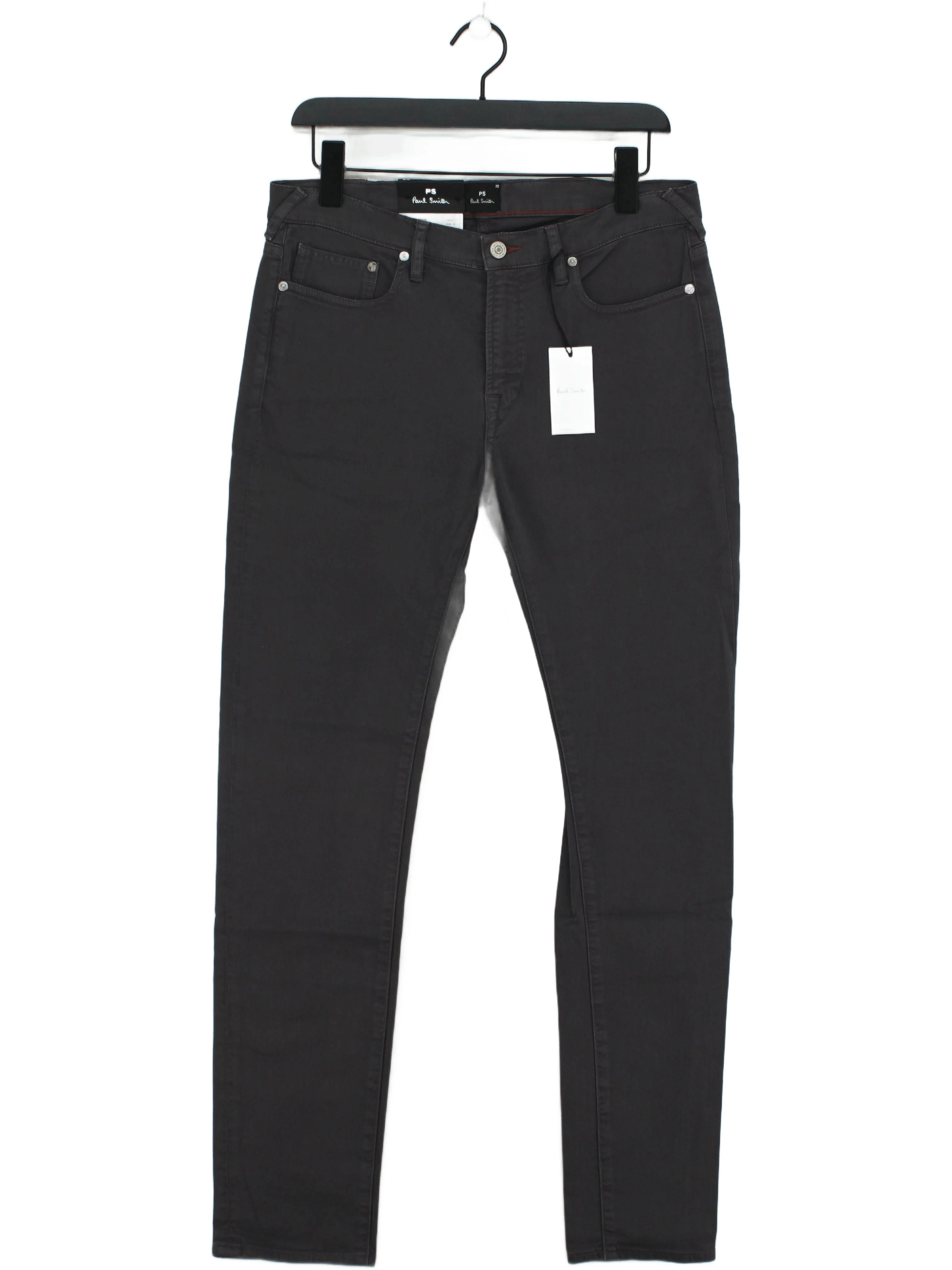 Paul Smith Men's Trousers W 32 in Grey Cotton with Elastane Chino New with tags