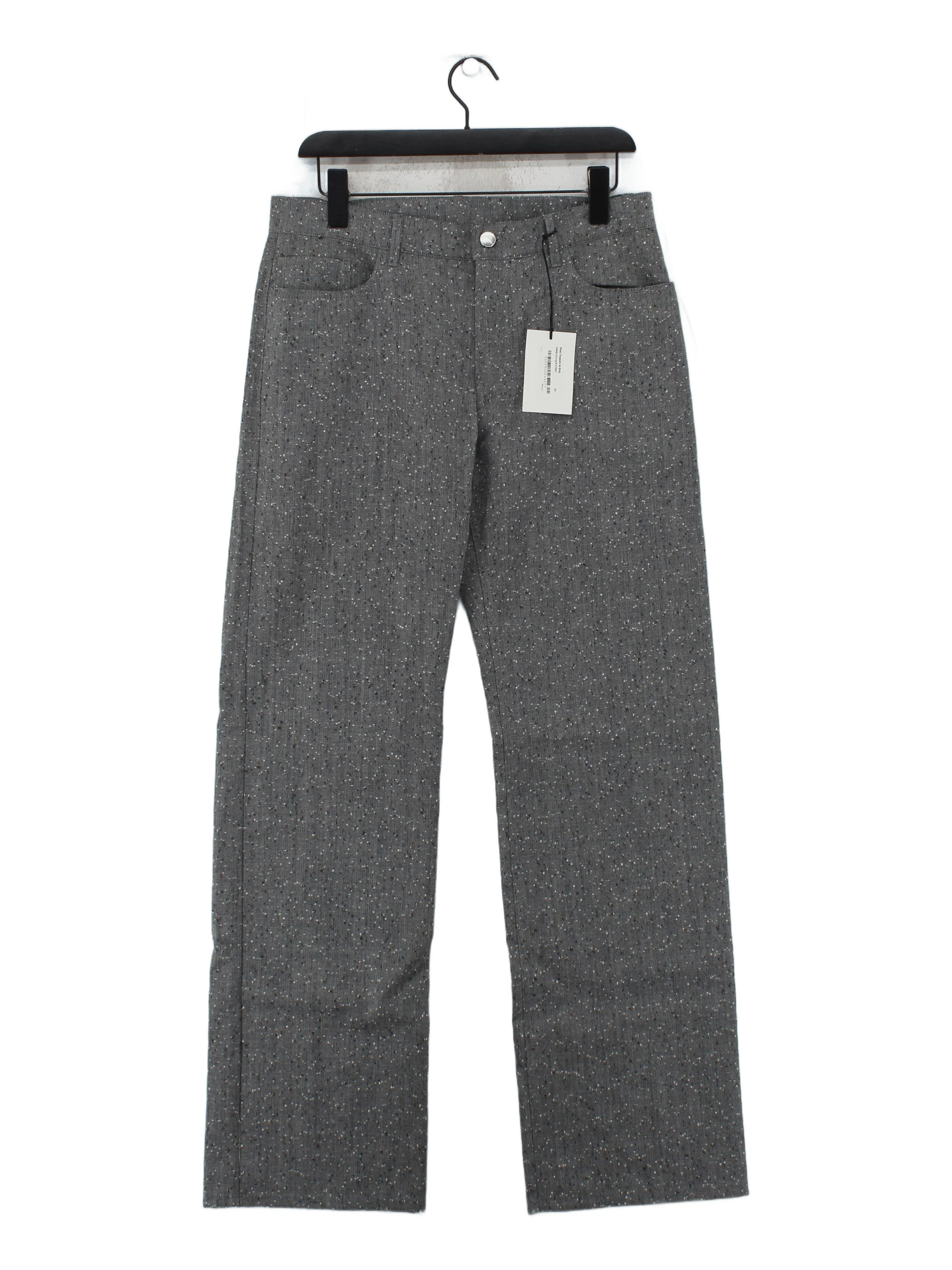 Paul Smith Men's Trousers W 32 in Grey Wool with Nylon Chino New with tags