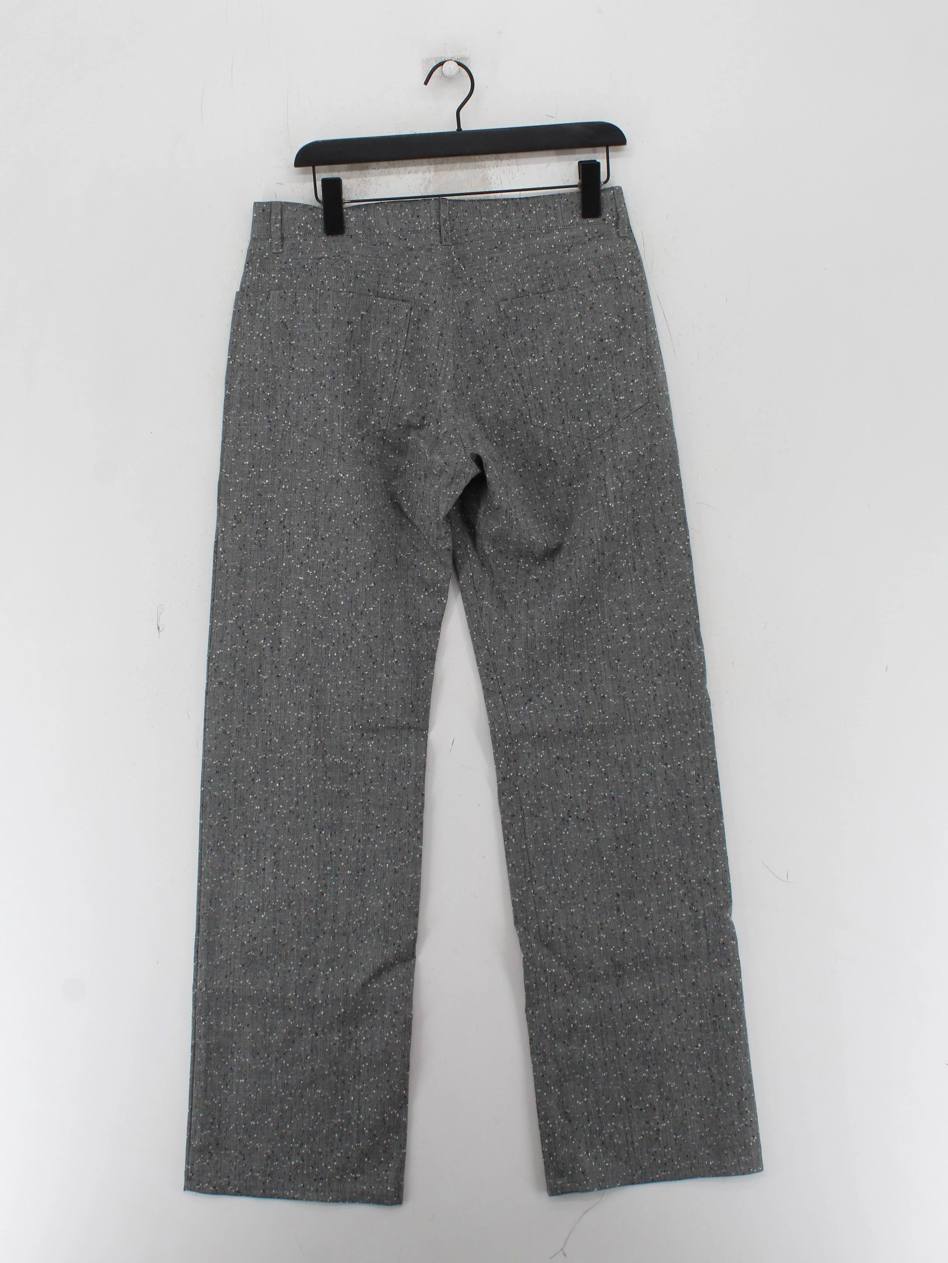 Paul Smith Men's Trousers W 32 in Grey Wool with Nylon Chino New with tags - Image 2