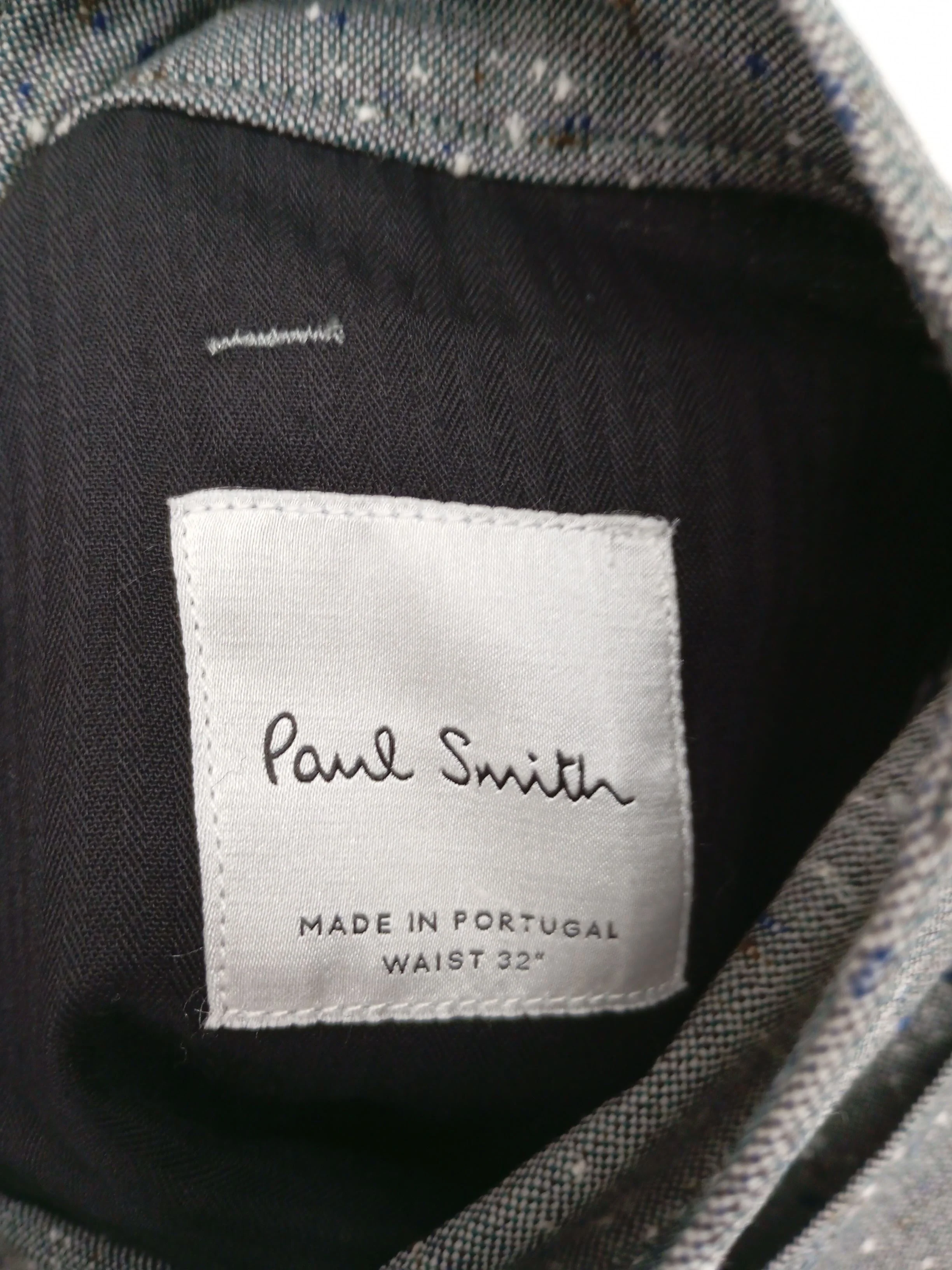 Paul Smith Men's Trousers W 32 in Grey Wool with Nylon Chino New with tags - Image 5