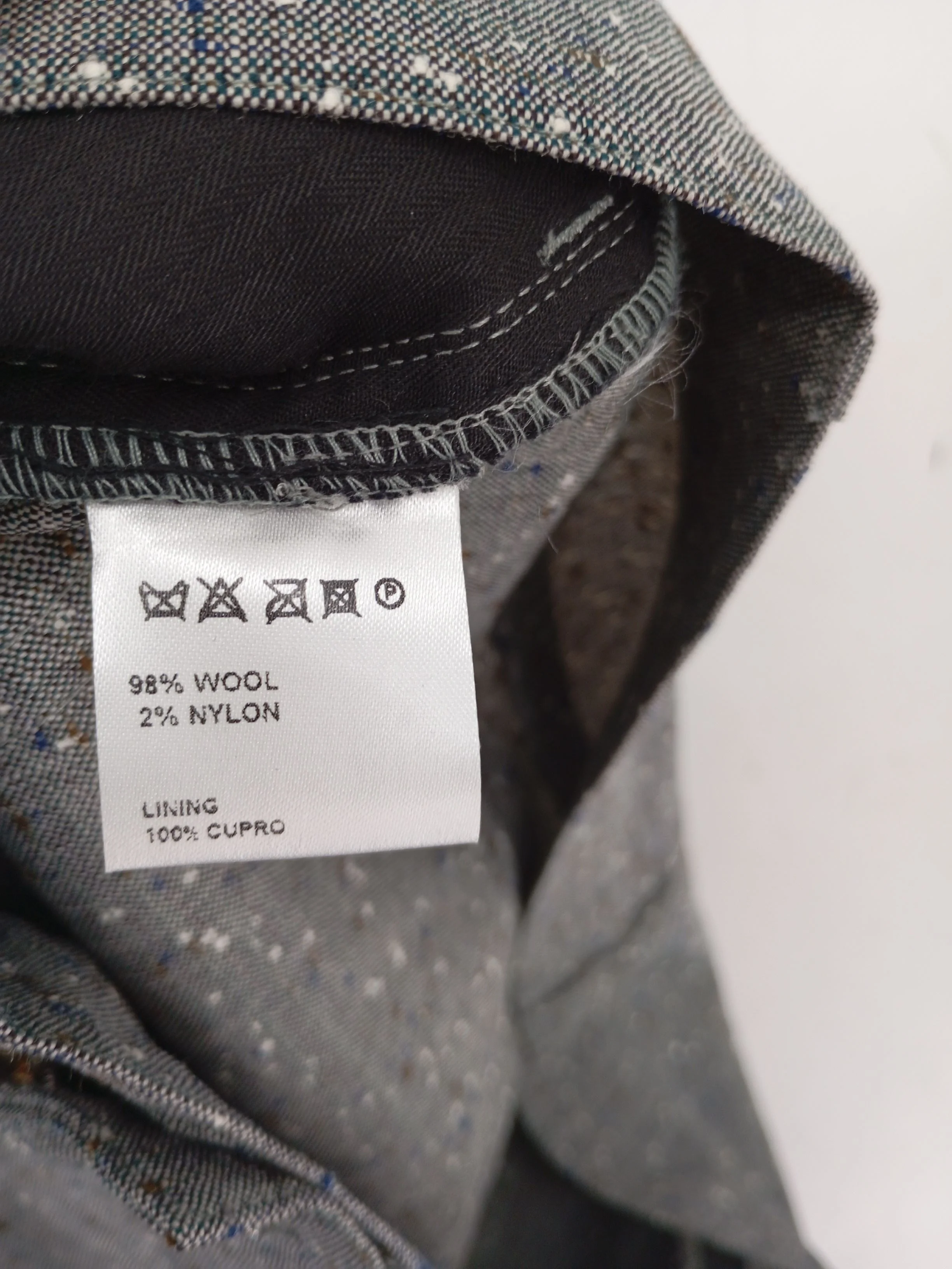 Paul Smith Men's Trousers W 32 in Grey Wool with Nylon Chino New with tags - Image 6
