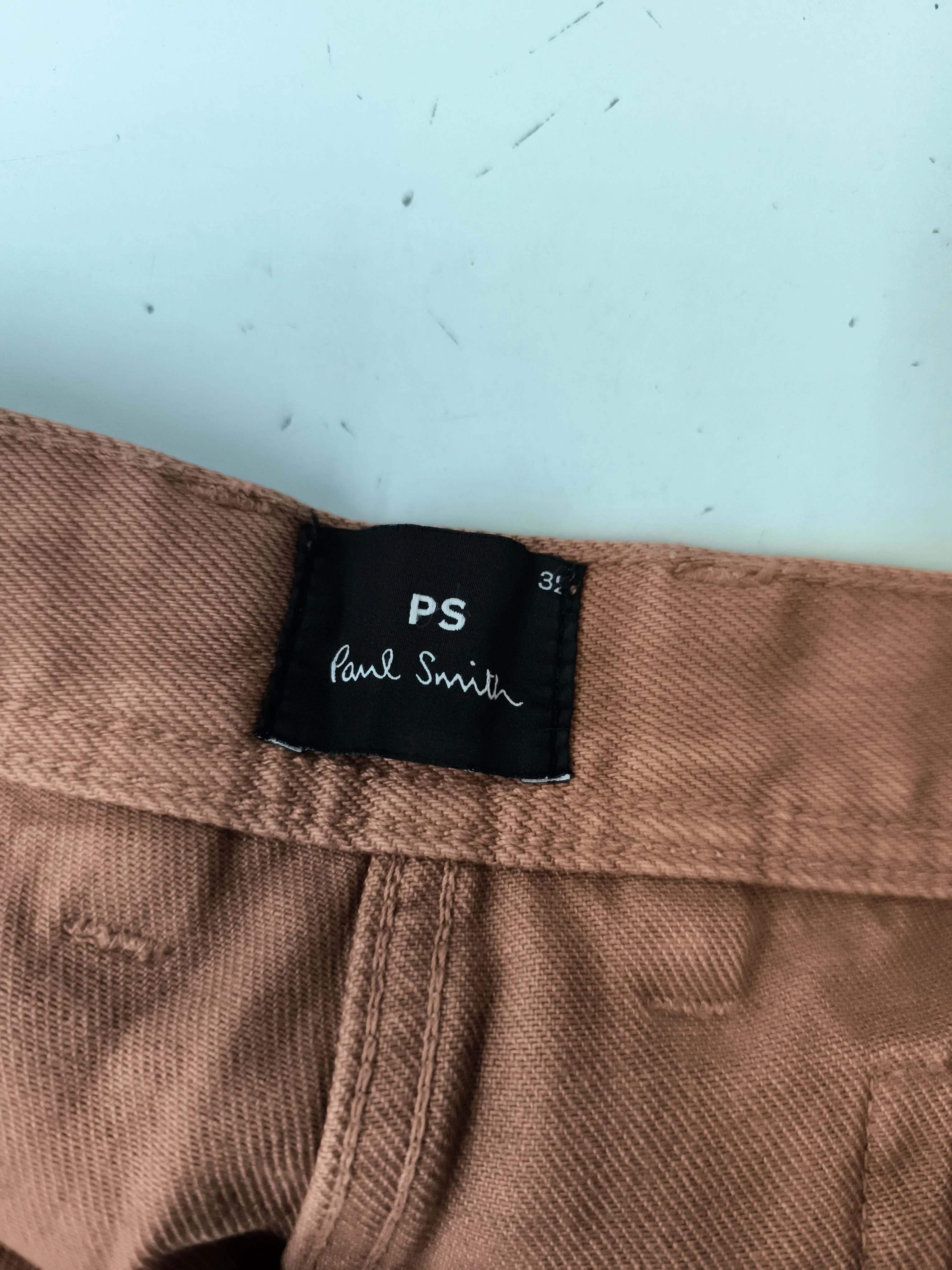 Paul Smith Men's Trousers W 32 in Tan 100% Cotton Tapered Chino New with tags - Image 5