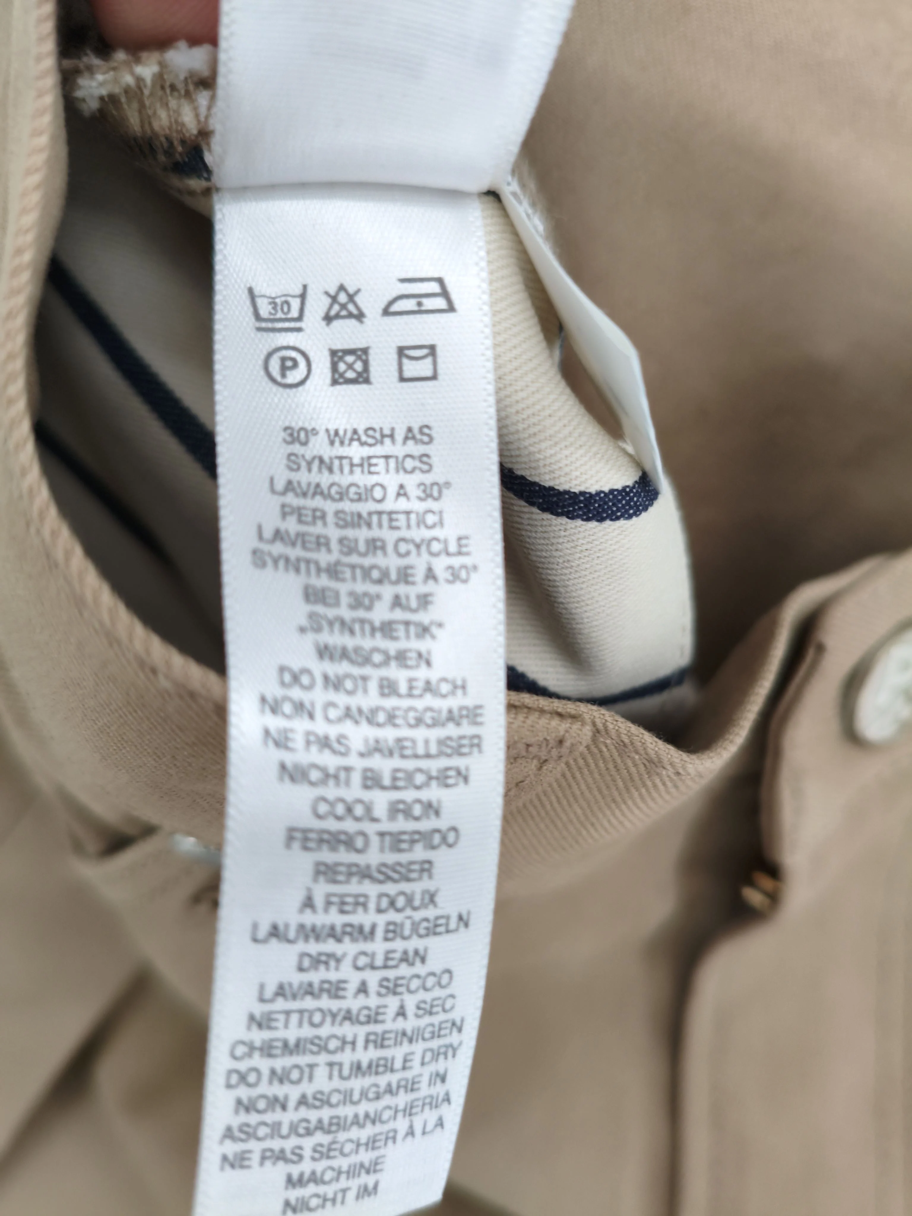 Paul Smith Men's Trousers W 32 in Tan Cotton with Elastane Chino New with tags - Image 6