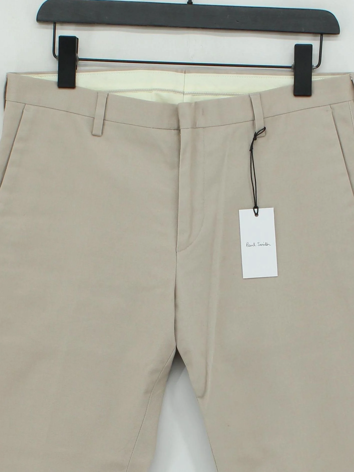 Paul Smith Men's Trousers W 32 in Tan Cotton with Elastane Tapered Chino - Image 3