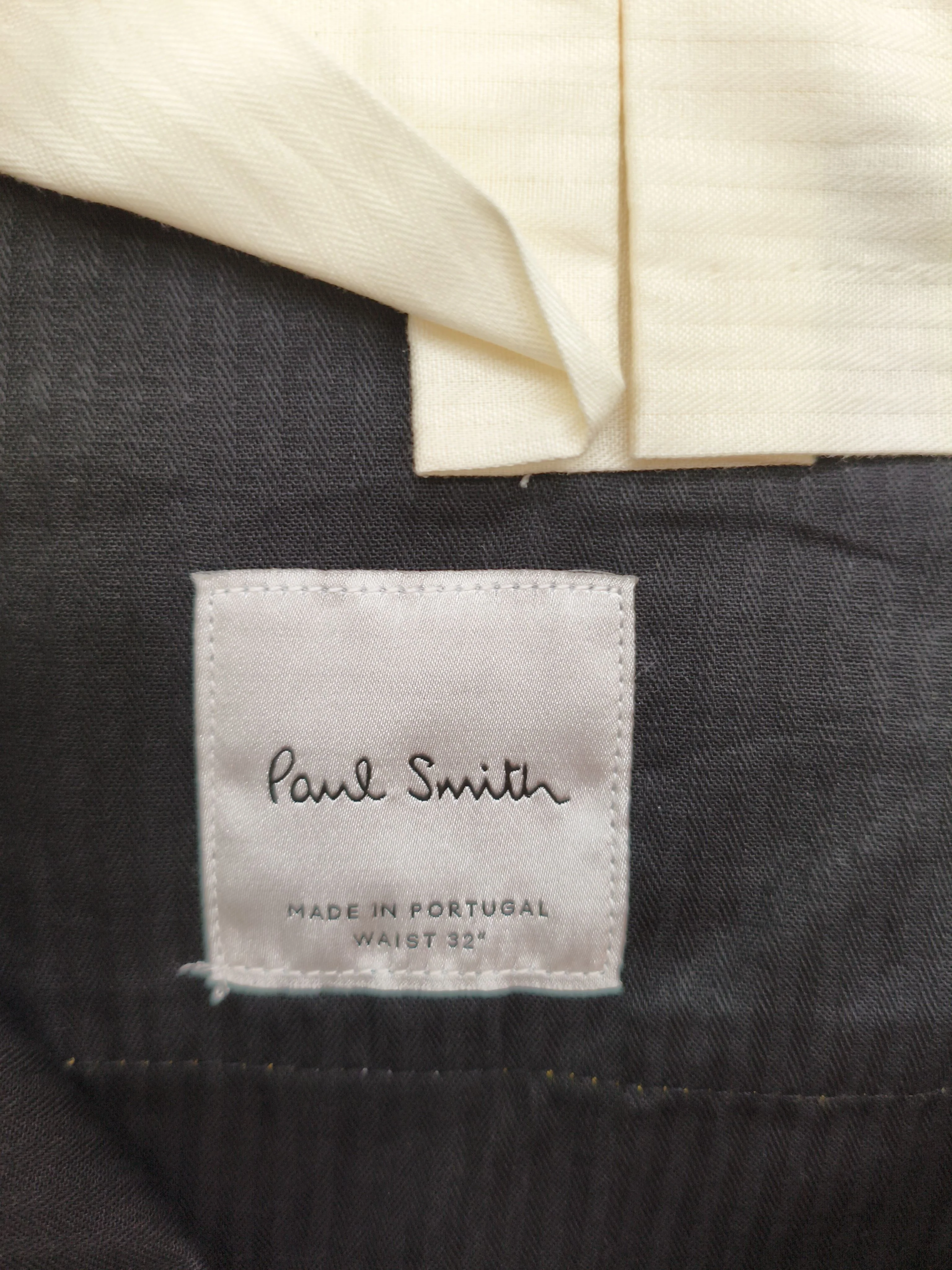 Paul Smith Men's Trousers W 32 in Yellow Cotton New with tags - Image 5