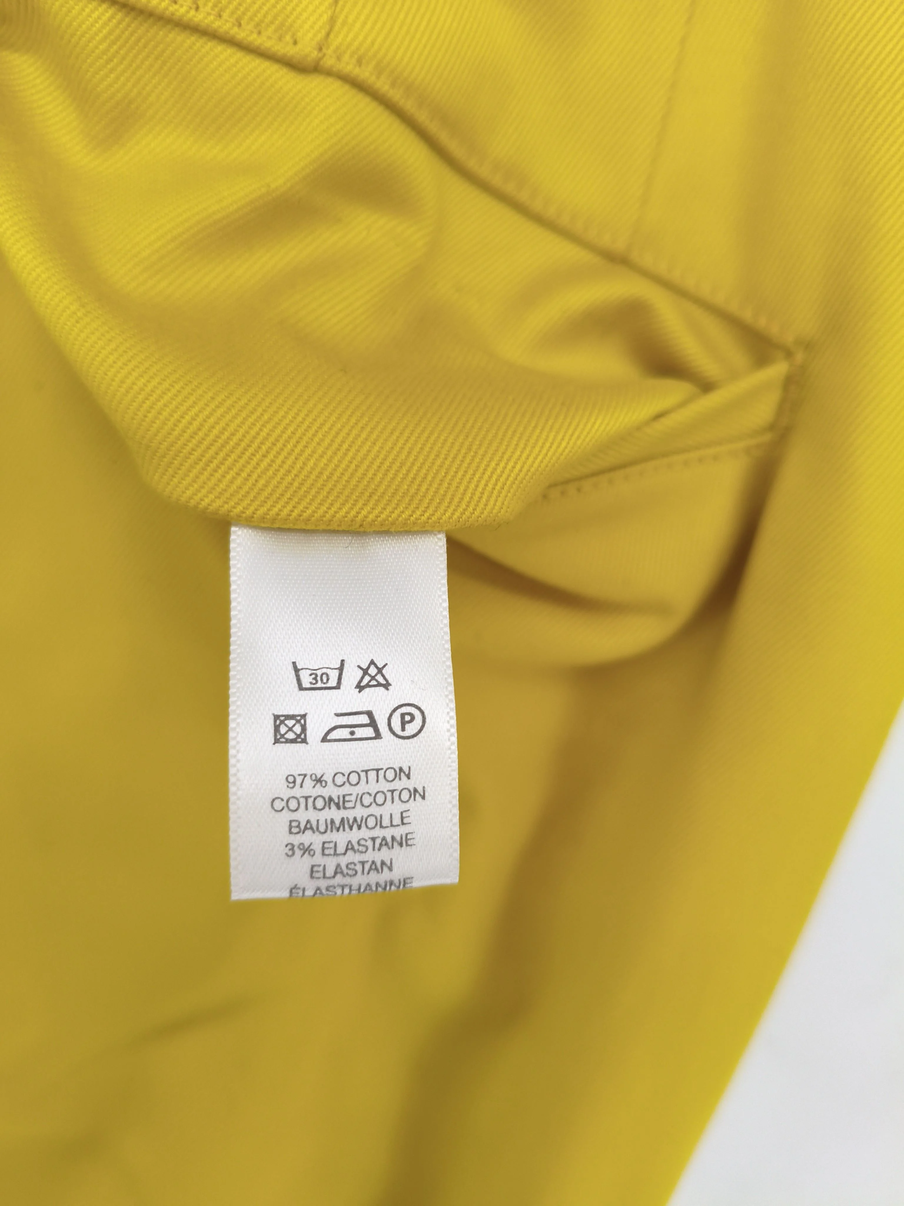 Paul Smith Men's Trousers W 32 in Yellow Cotton New with tags - Image 6