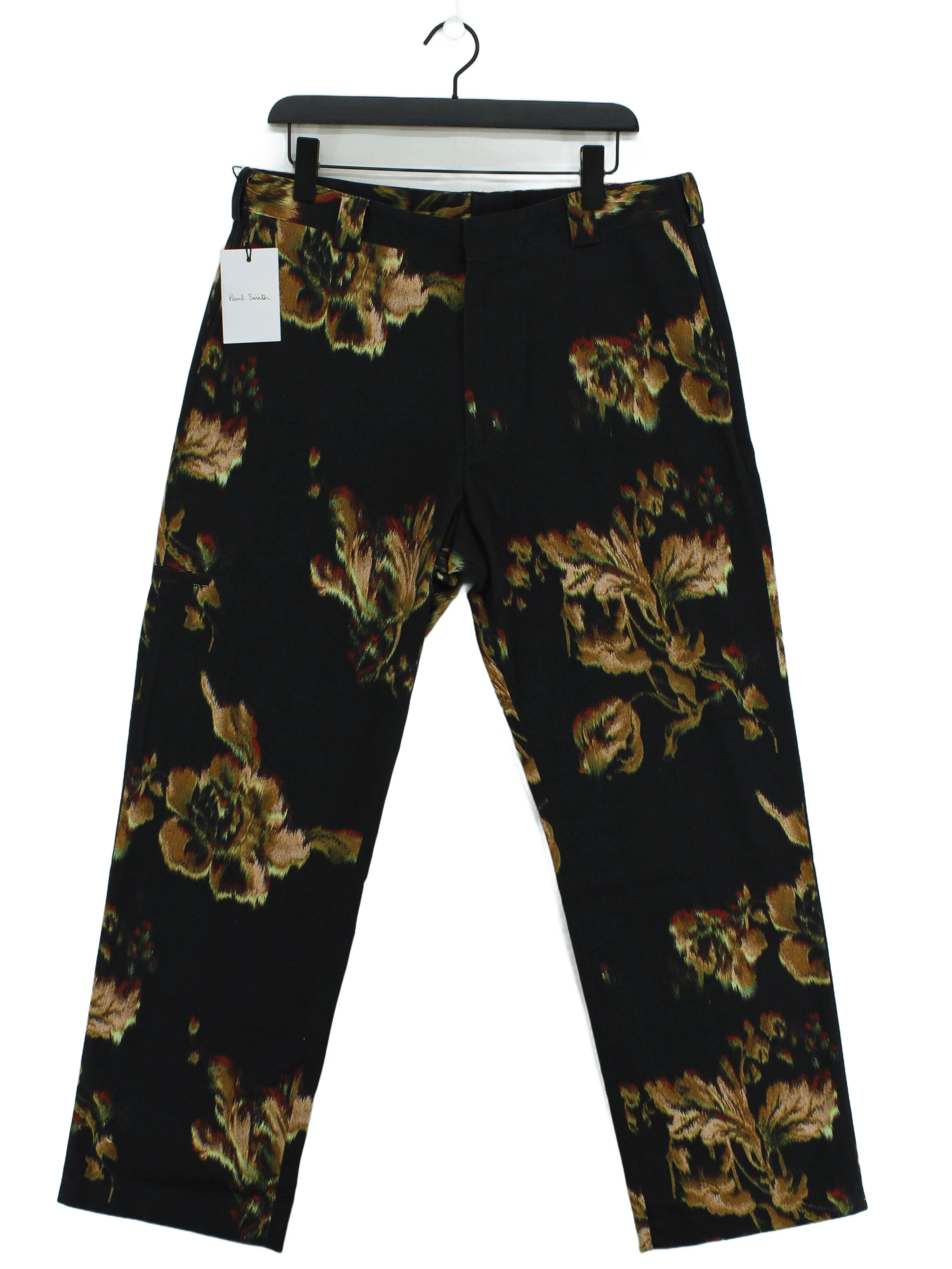 Paul Smith Men's Trousers W 34 in Black Cotton with Elastane Chino New with tags