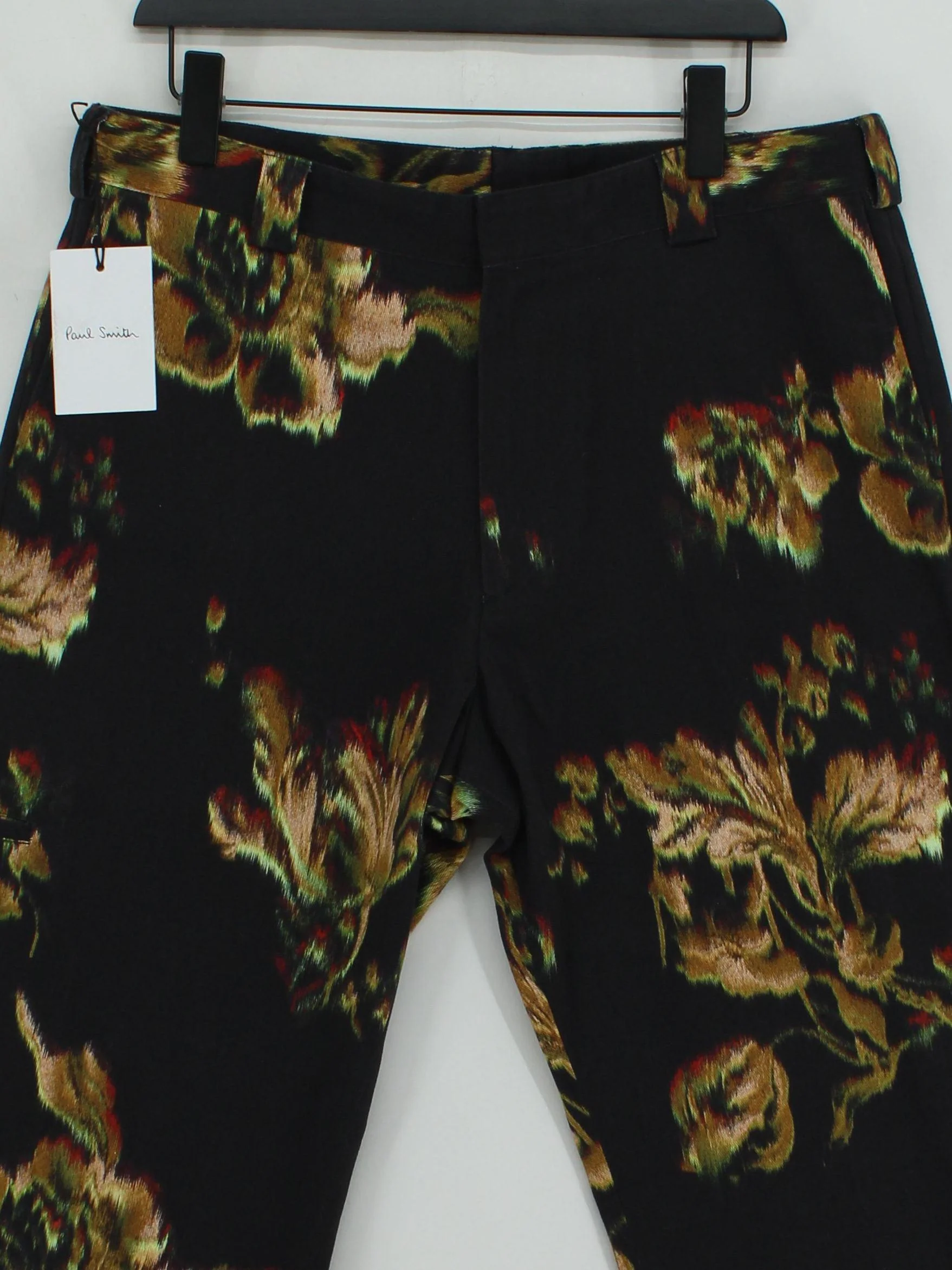 Paul Smith Men's Trousers W 34 in Black Cotton with Elastane Chino New with tags - Image 3