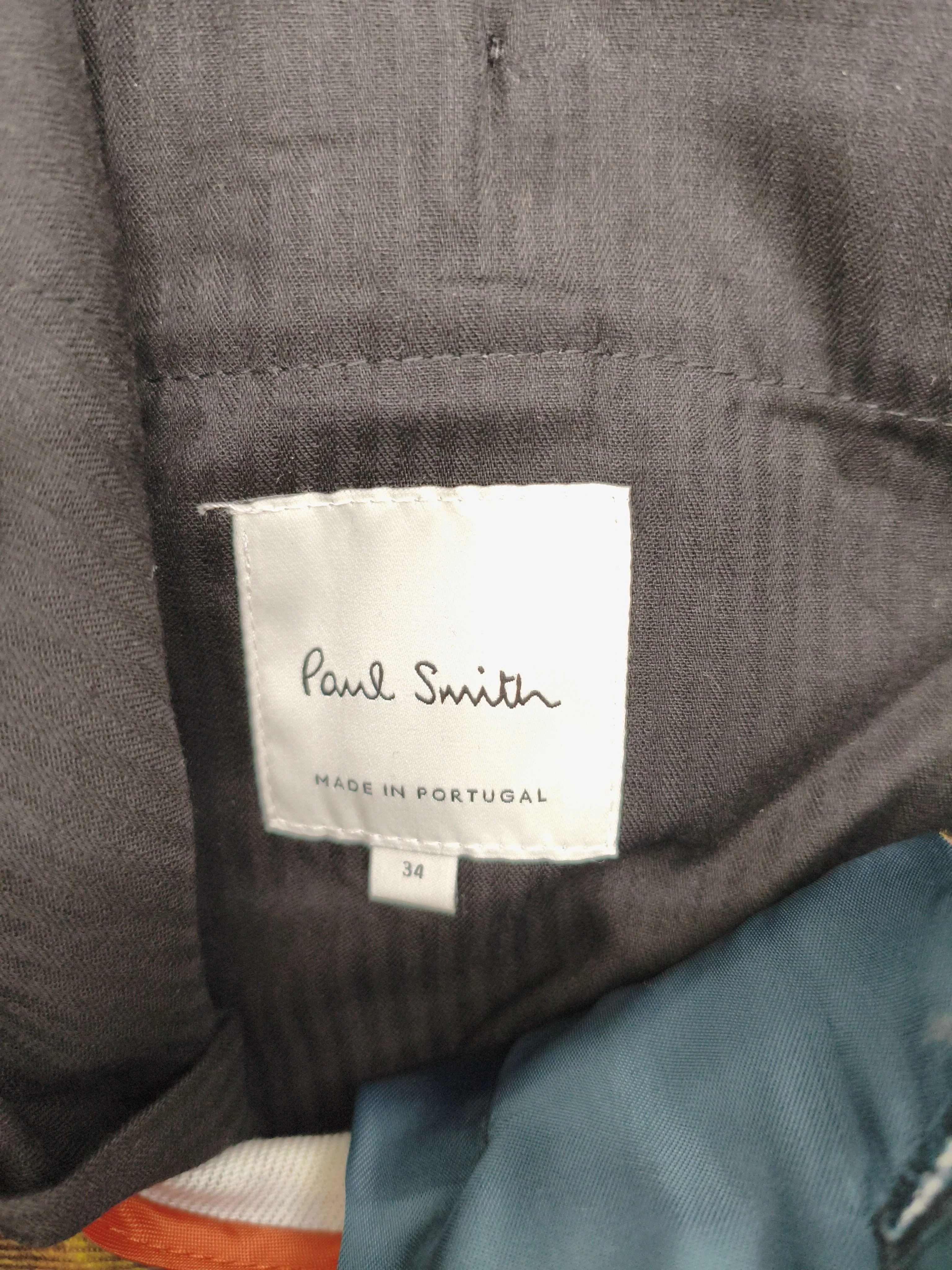 Paul Smith Men's Trousers W 34 in Black Cotton with Elastane Chino New with tags - Image 5