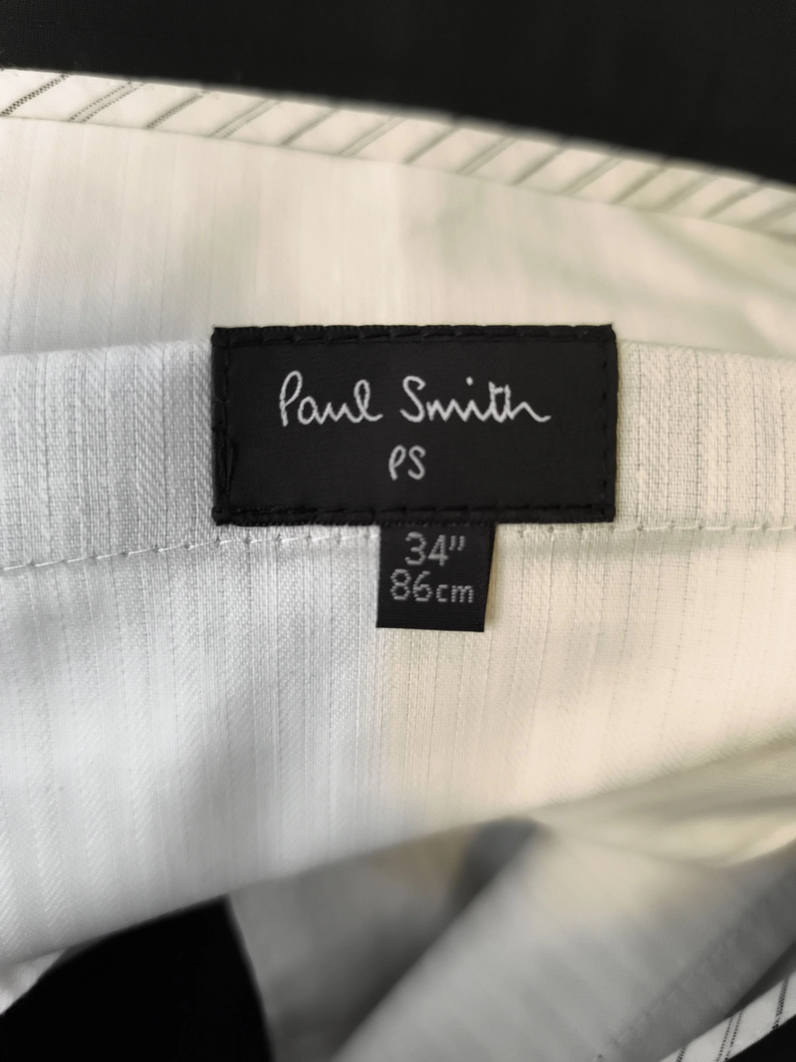 Paul Smith Men's Trousers W 34 in Black Wool New with tags - Image 5