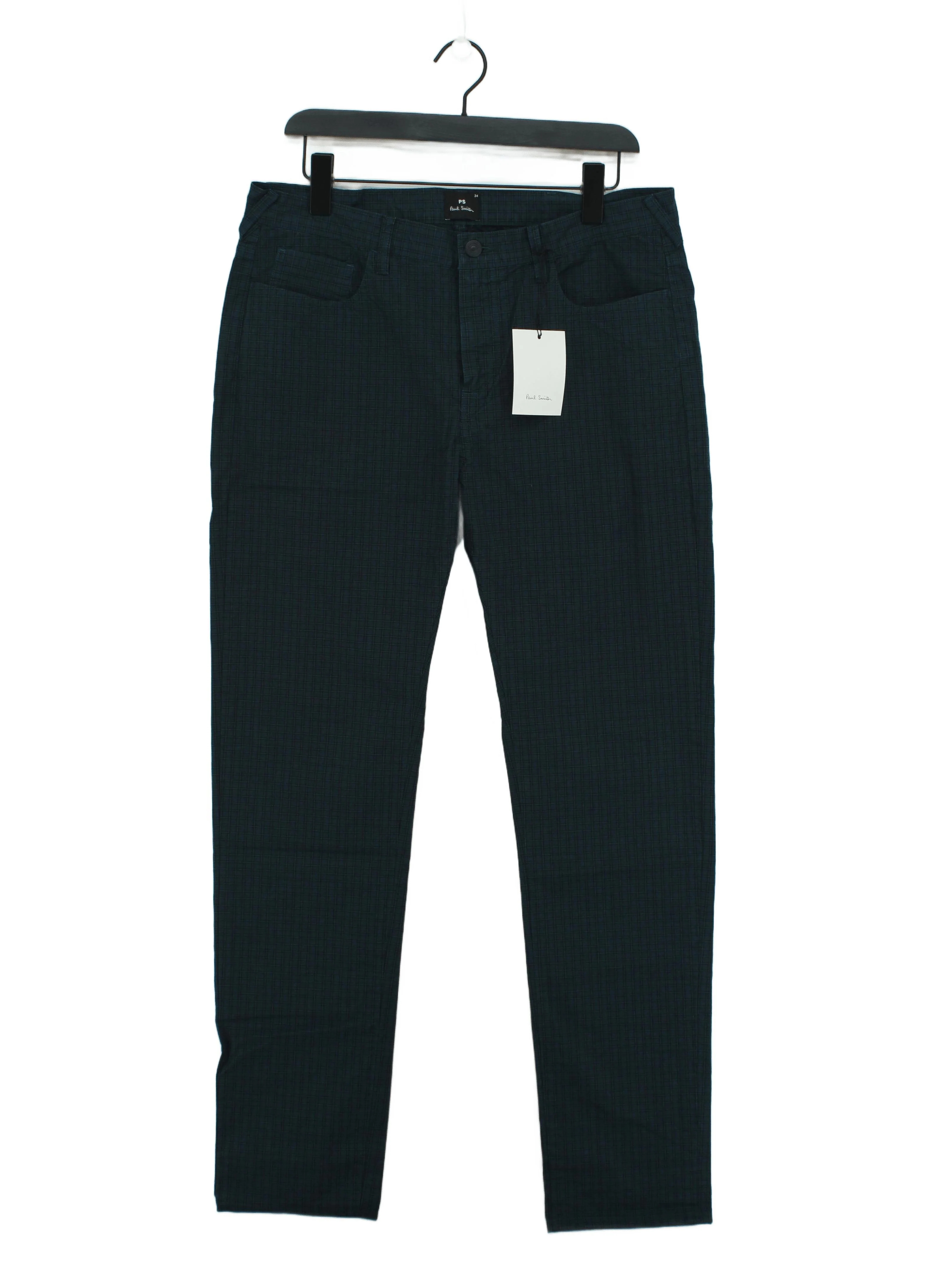 Paul Smith Men's Trousers W 34 in Blue 100% Other Chino New with tags