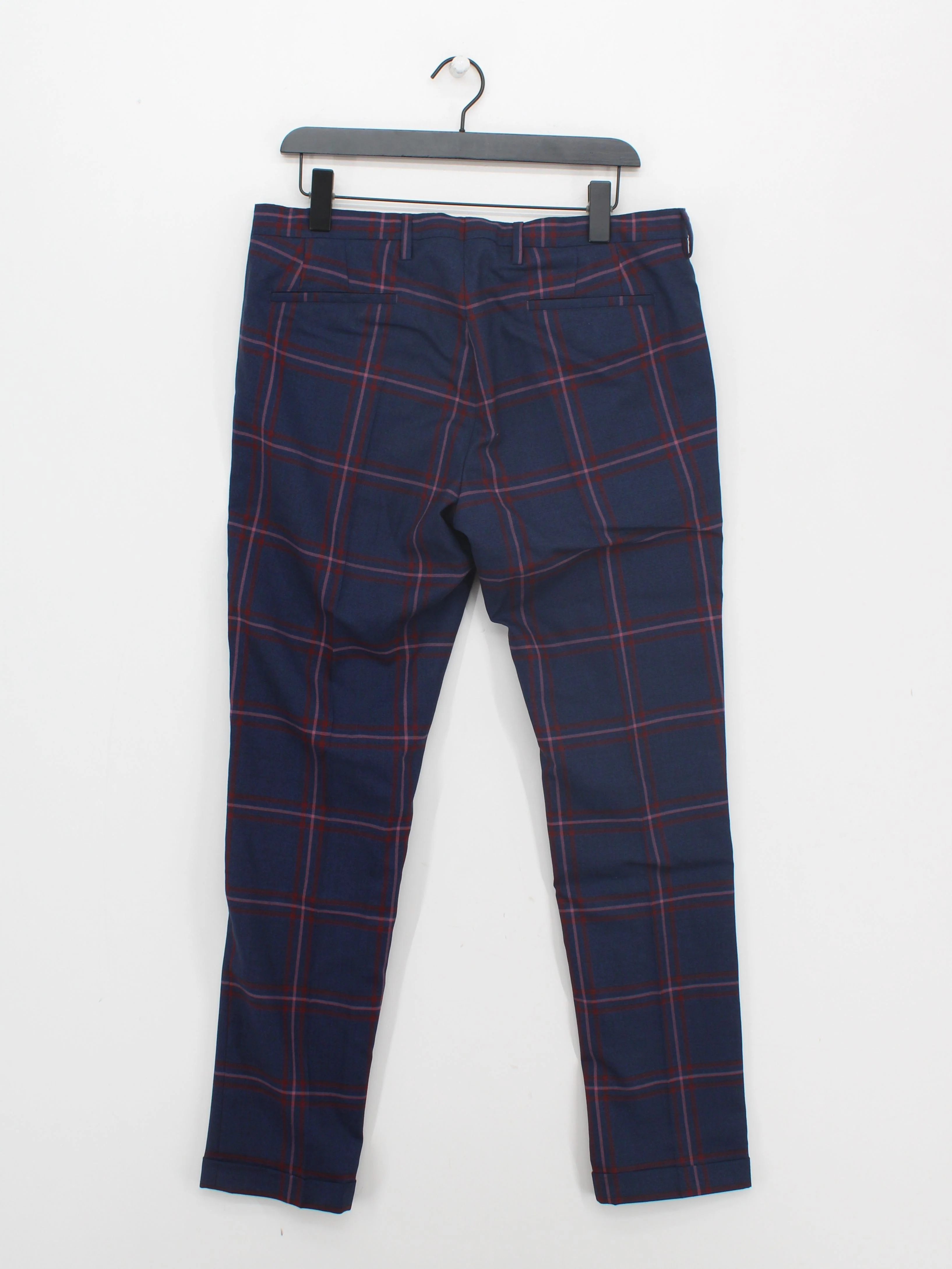 Paul Smith Men's Trousers W 34 in Blue 100% Wool Chino New with tags - Image 2