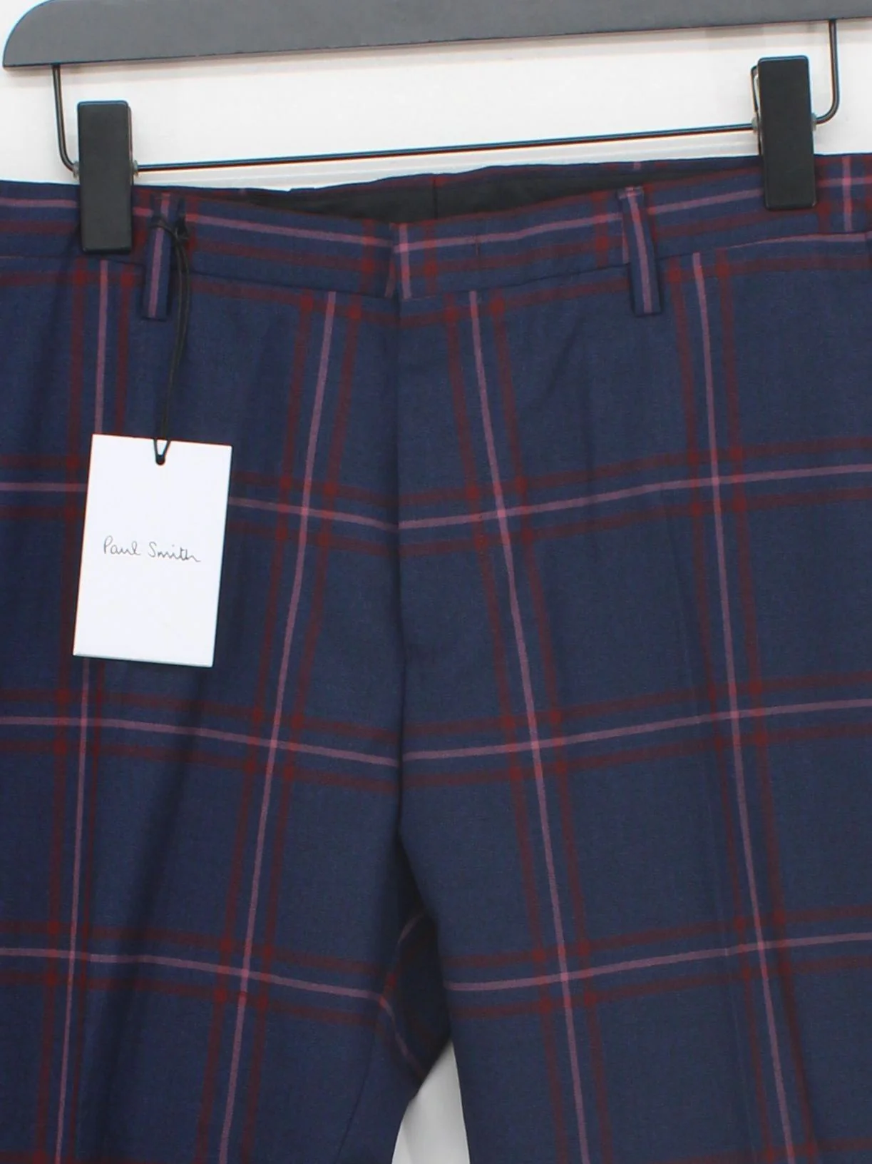 Paul Smith Men's Trousers W 34 in Blue 100% Wool Chino New with tags - Image 3