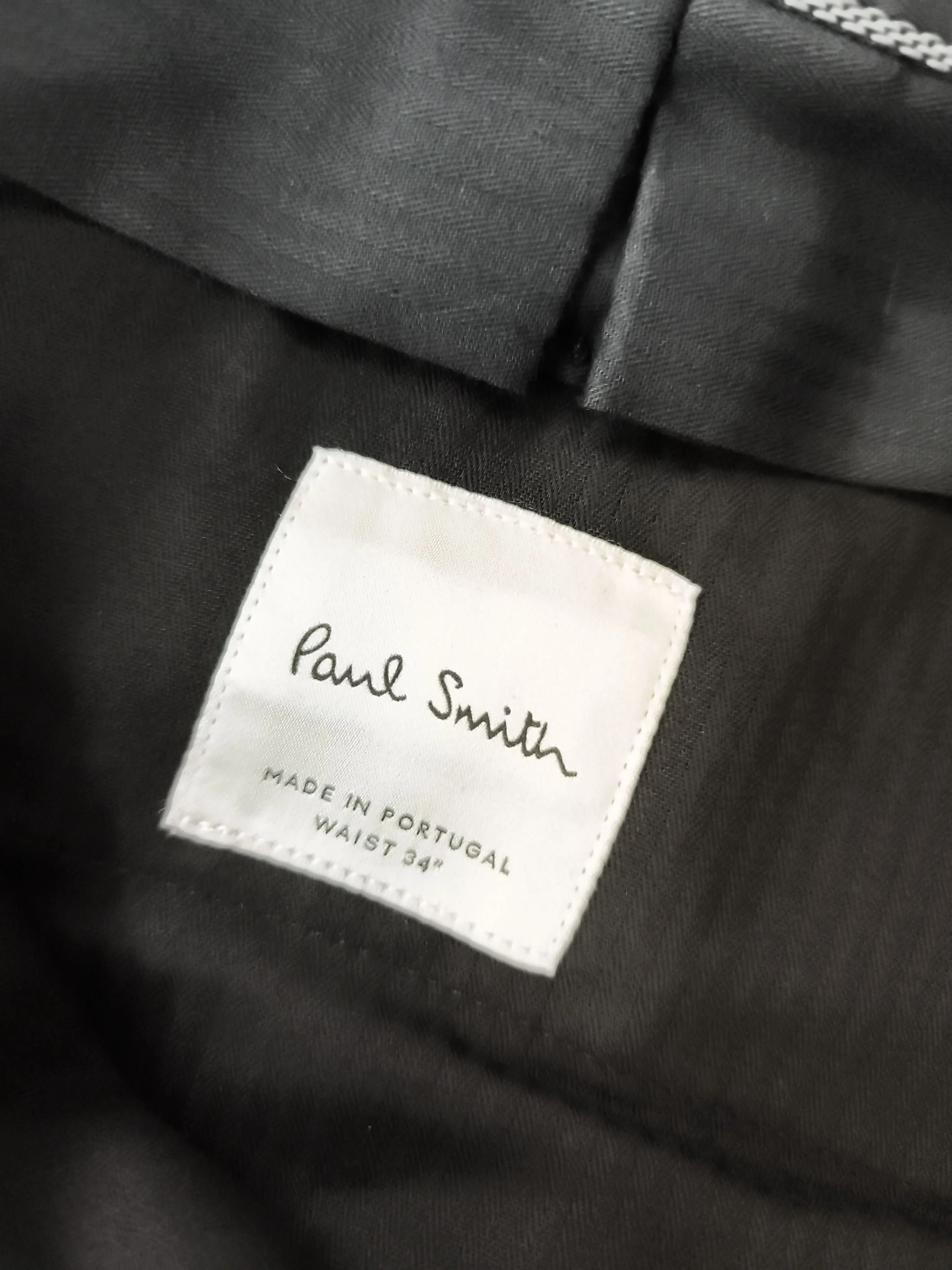 Paul Smith Men's Trousers W 34 in Blue 100% Wool Chino New with tags - Image 5