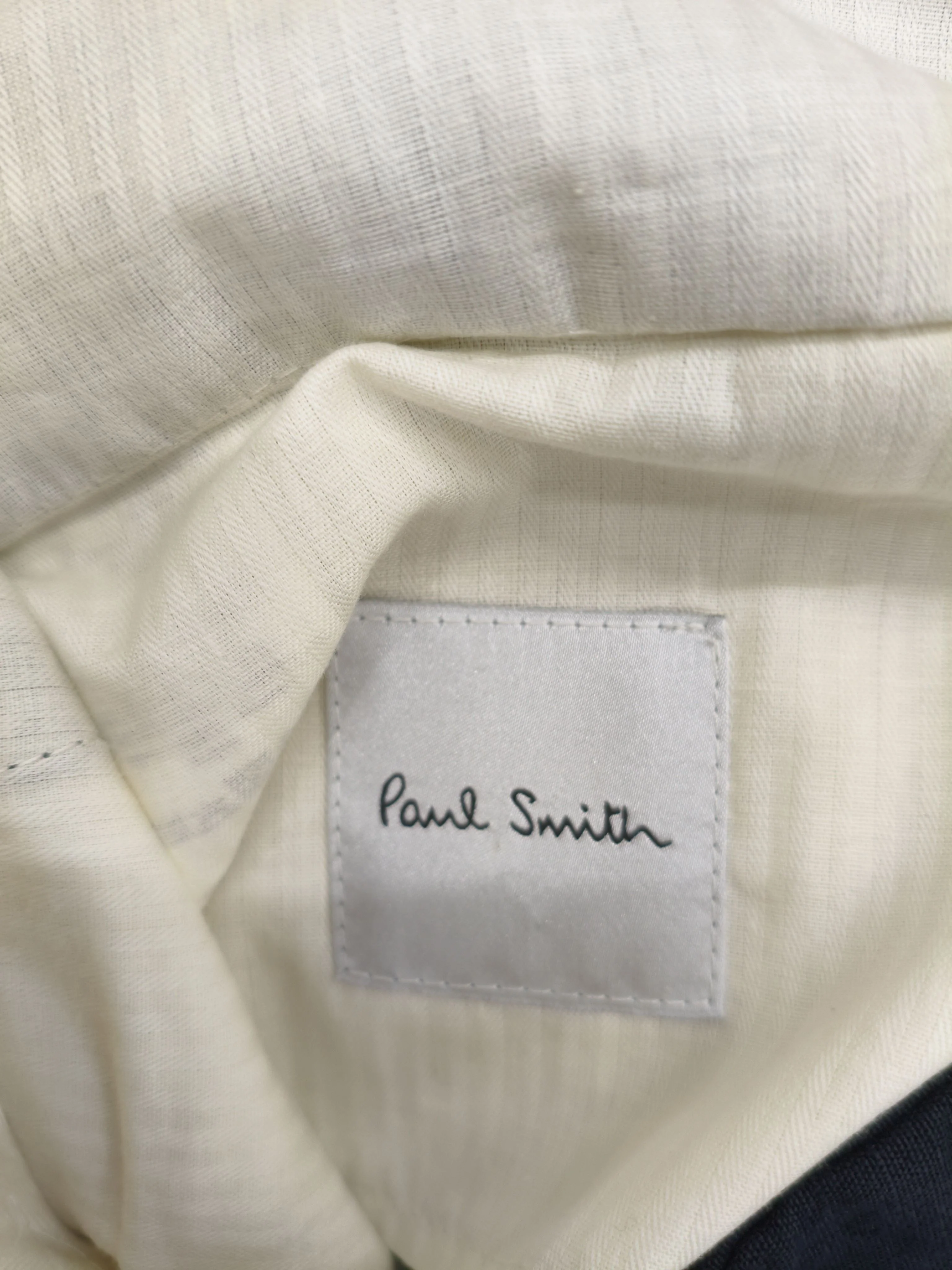 Paul Smith Men's Trousers W 34 in Blue Linen with Rayon Chino New with tags - Image 5