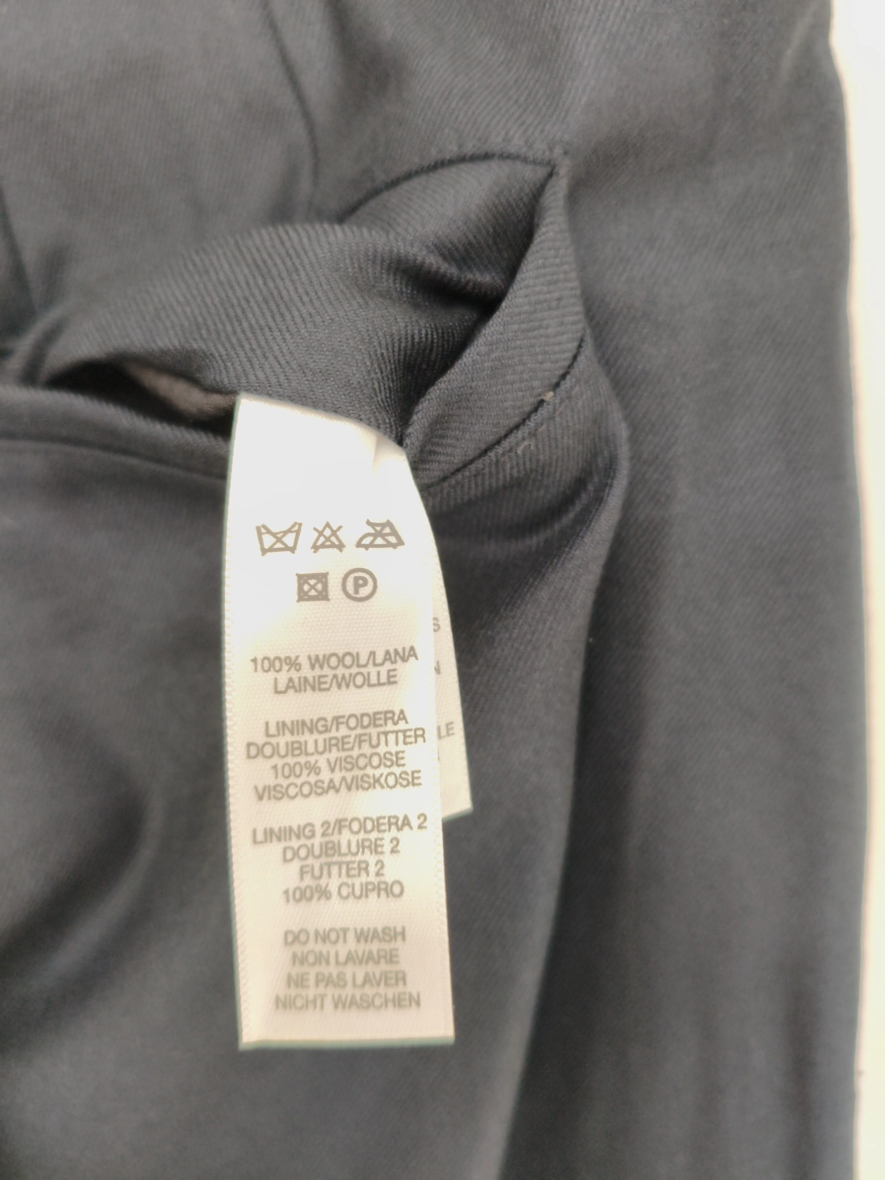 Paul Smith Men's Trousers W 34 in Blue Wool with Viscose Chino New with tags - Image 6