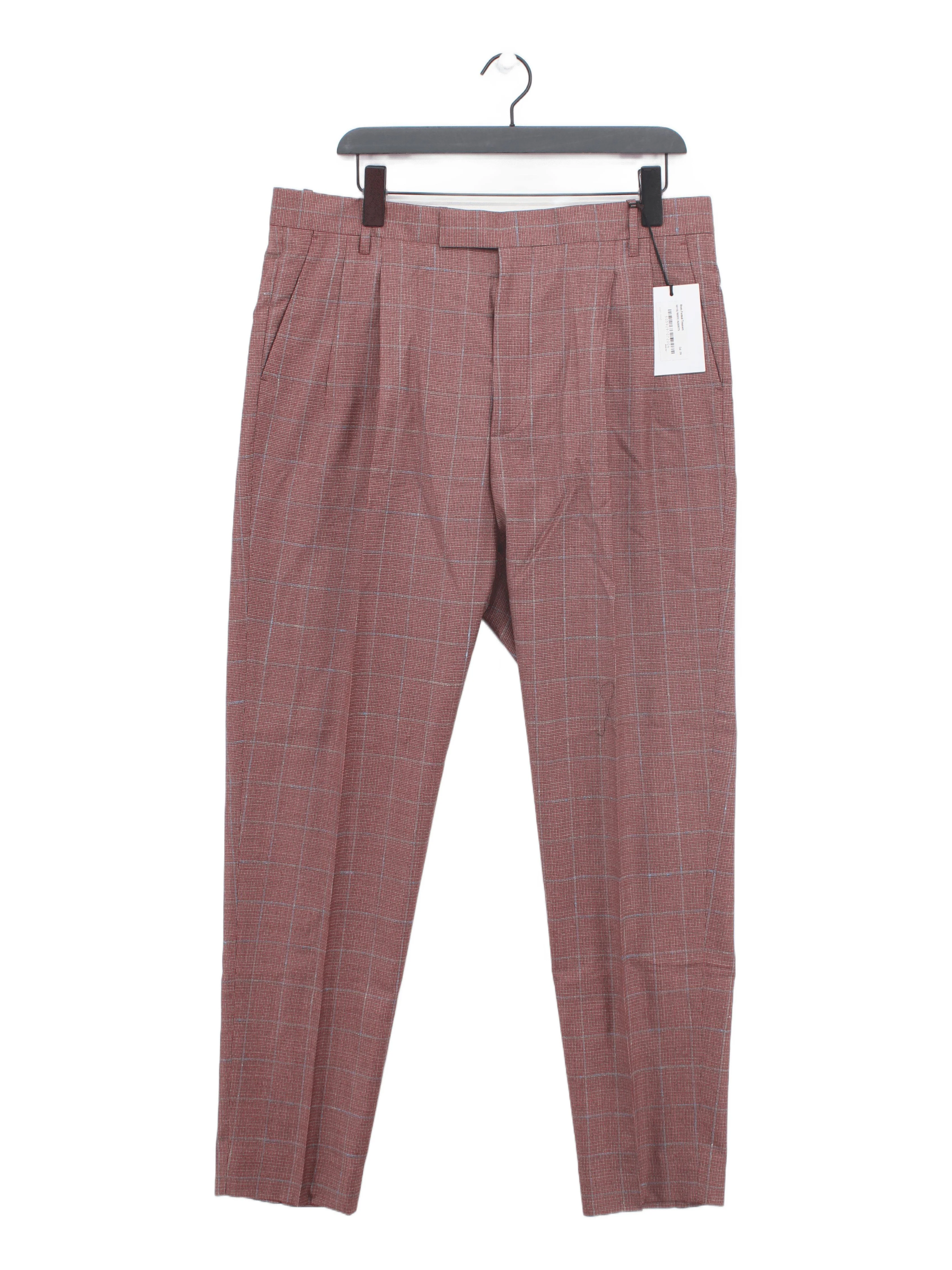 Paul Smith Men's Trousers W 34 in Red 100% Wool Chino New with tags