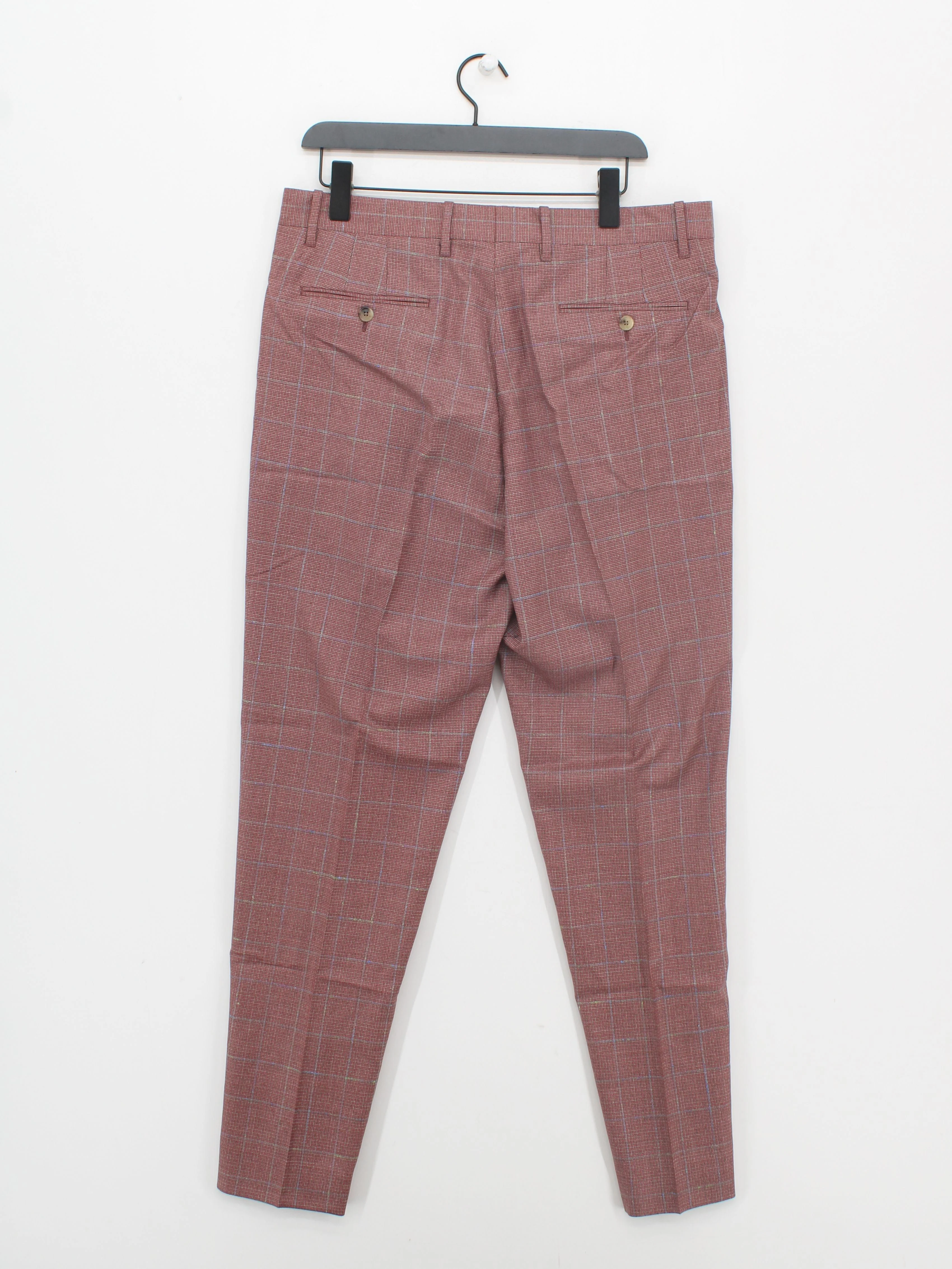 Paul Smith Men's Trousers W 34 in Red 100% Wool Chino New with tags - Image 2
