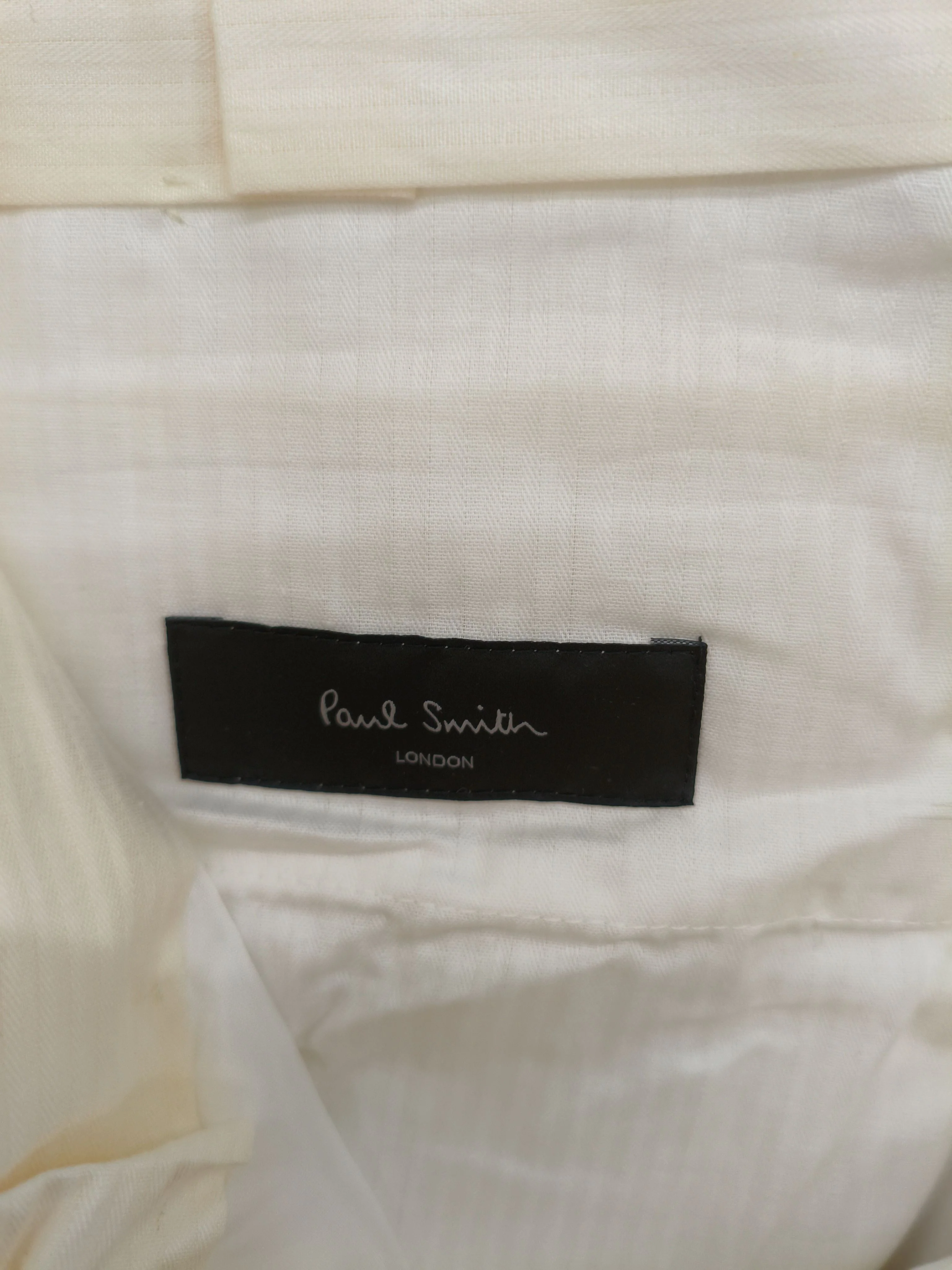 Paul Smith Men's Trousers W 34 in White 100% Other Straight Chino New with tags - Image 5