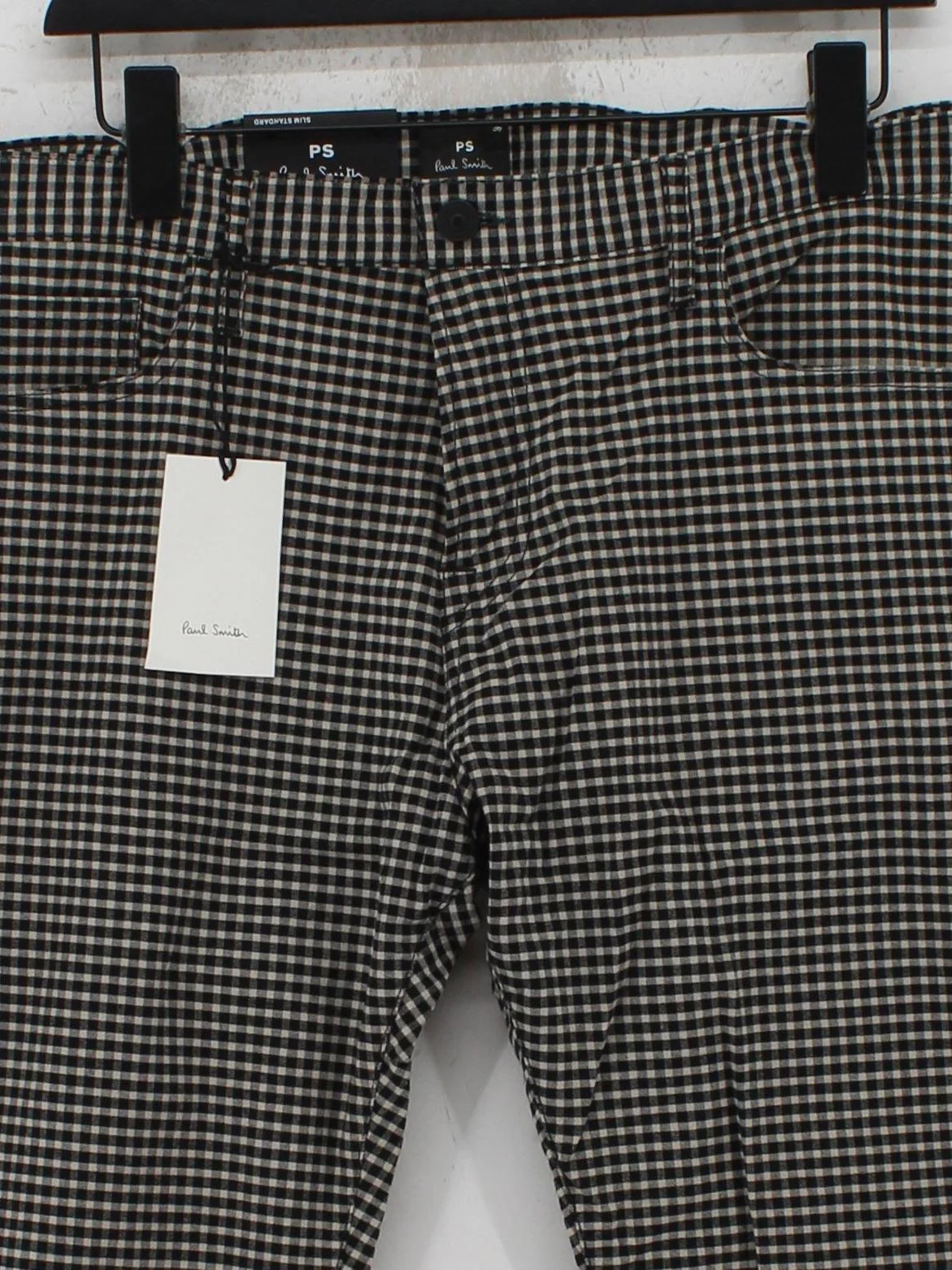 Paul Smith Men's Trousers W 36 in Black Cotton with Elastane Chino New with tags - Image 3