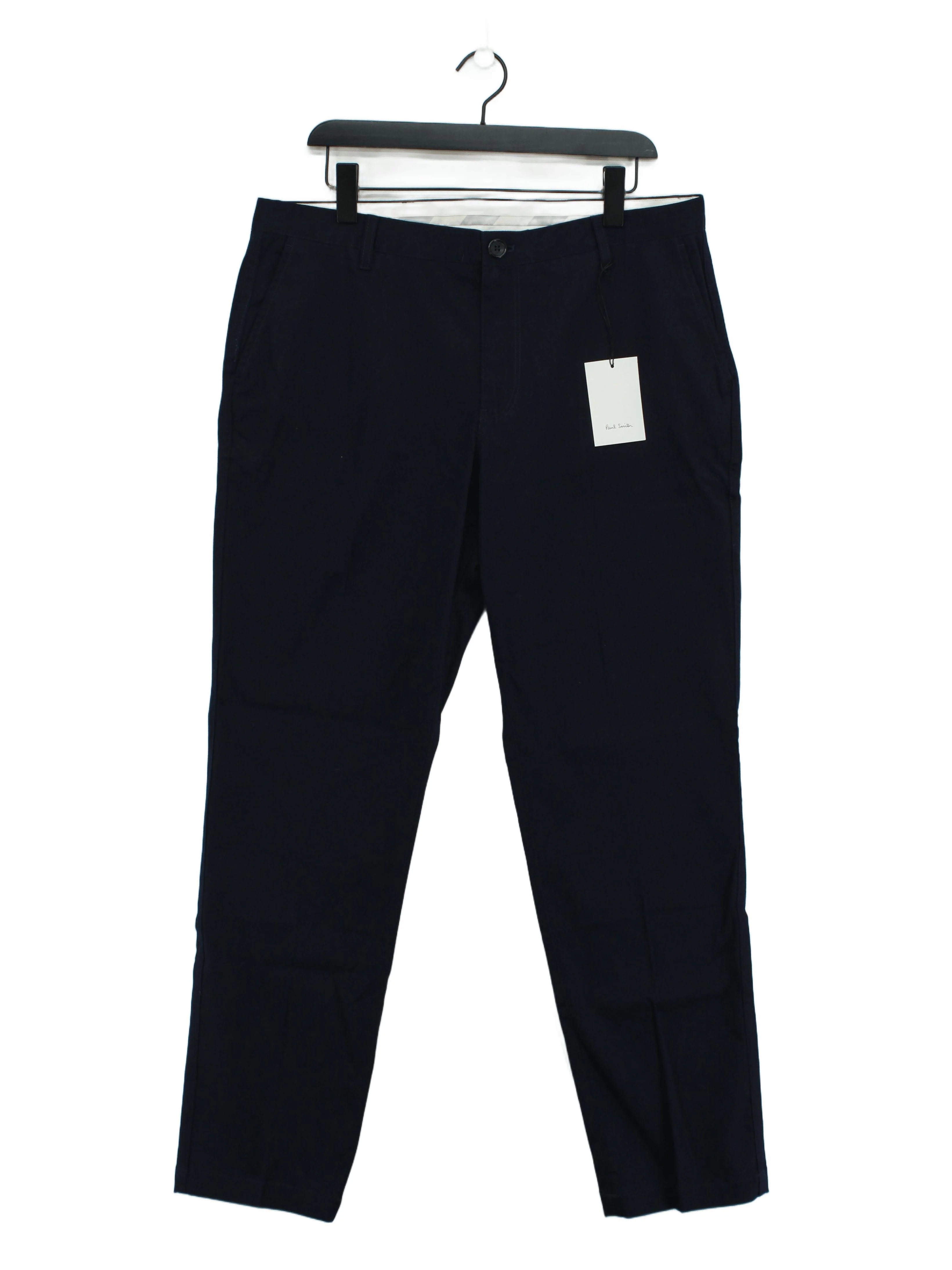Paul Smith Men's Trousers W 36 in Blue 100% Other Straight Chino New with tags
