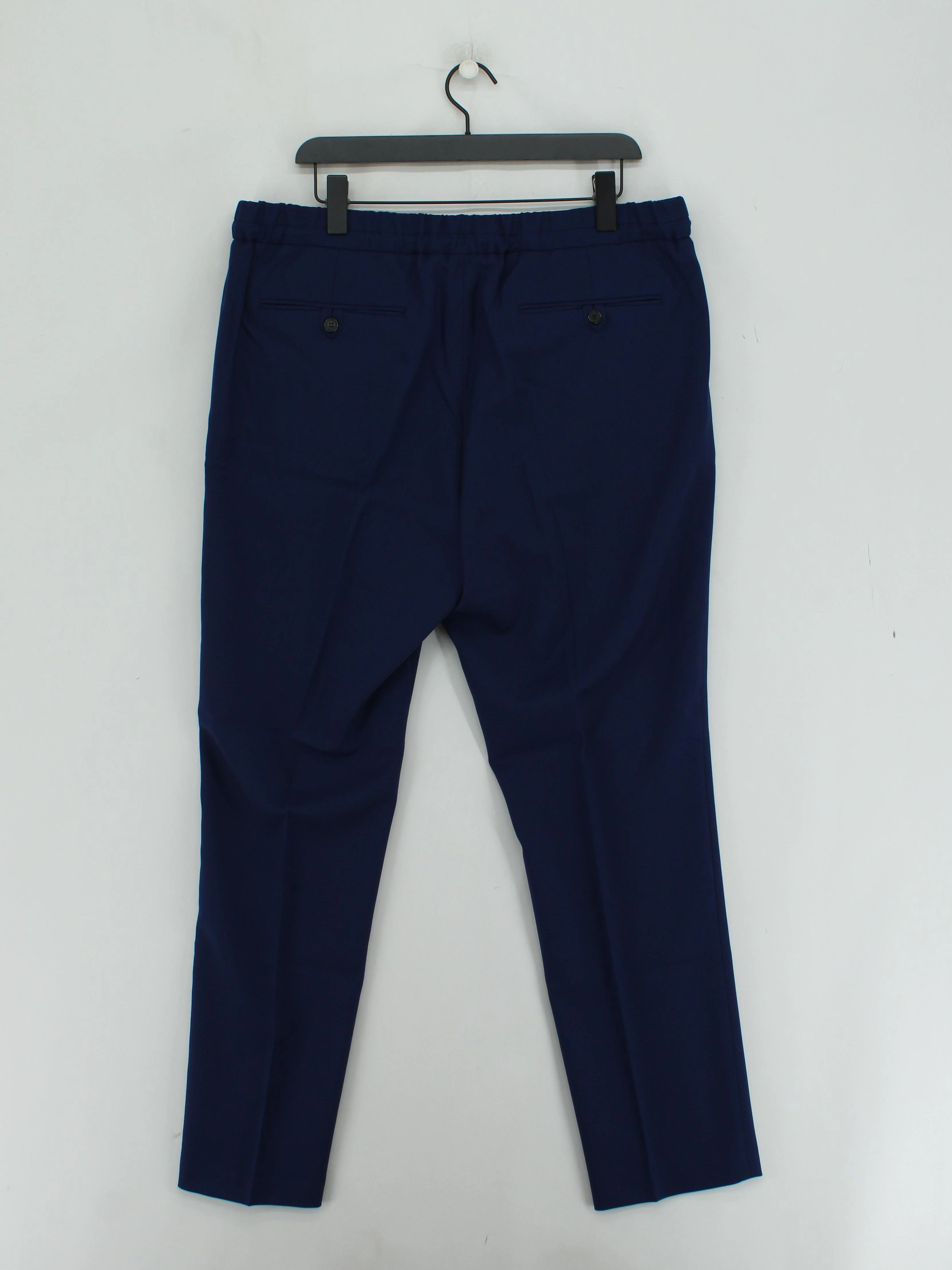 Paul Smith Men's Trousers W 36 in Blue 100% Wool Tapered Chino New with tags - Image 2