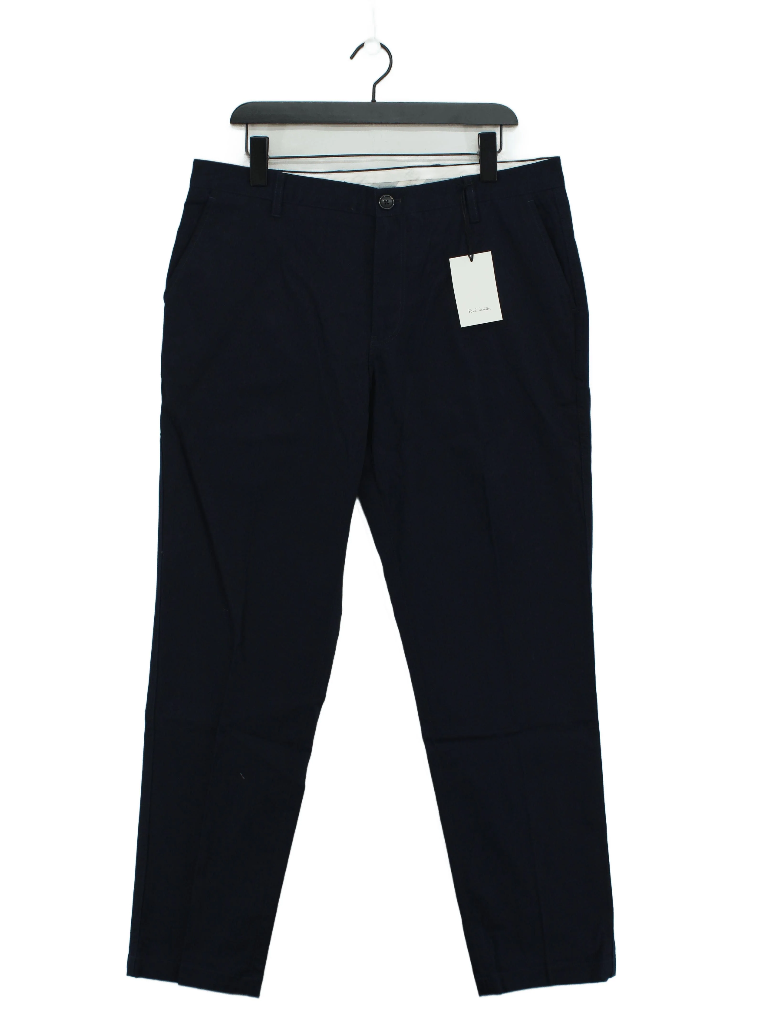 Paul Smith Men's Trousers W 36 in Blue Cotton with Elastane Chino New with tags