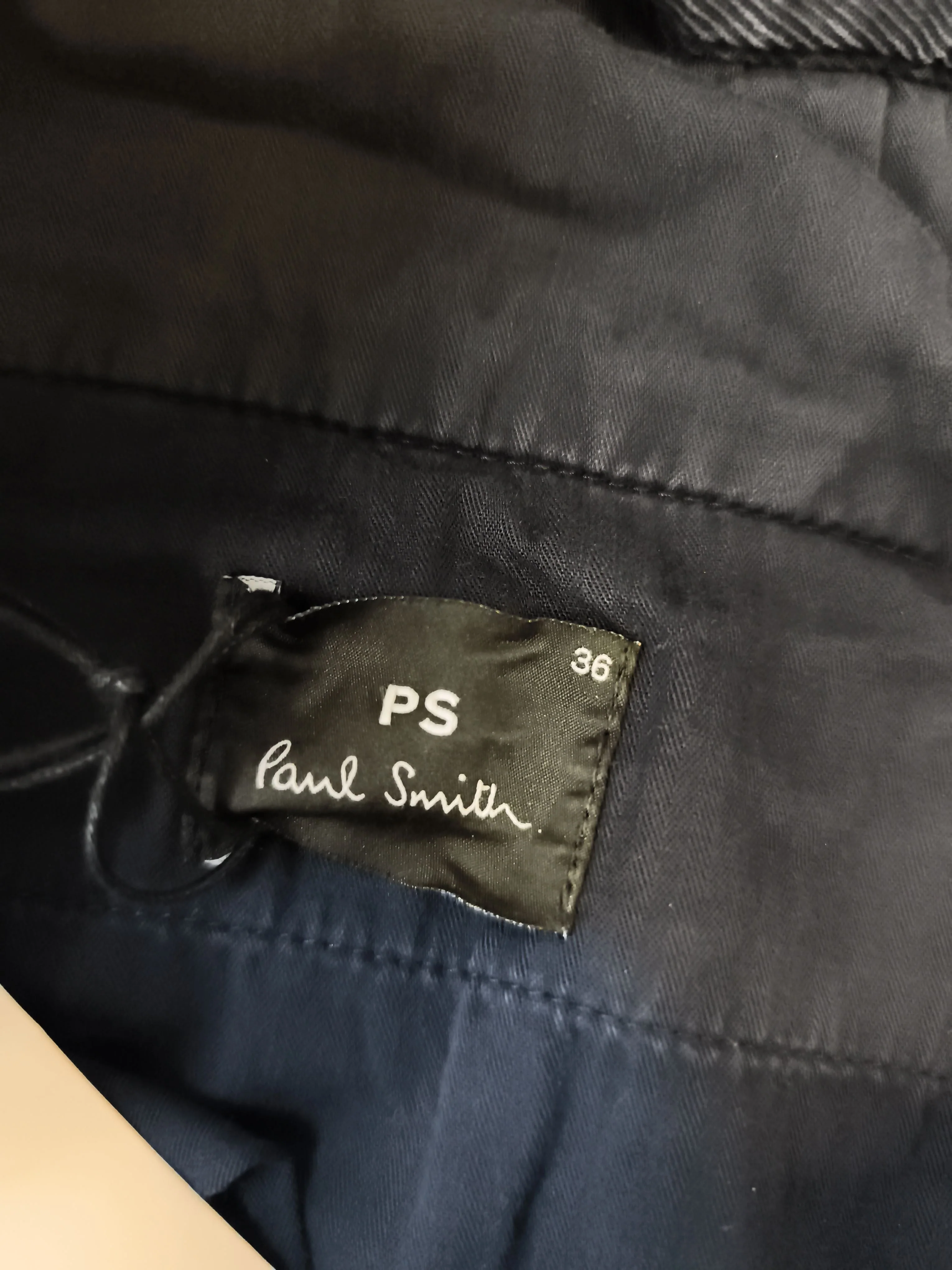 Paul Smith Men's Trousers W 36 in Blue Cotton with Elastane Tapered Chino - Image 6