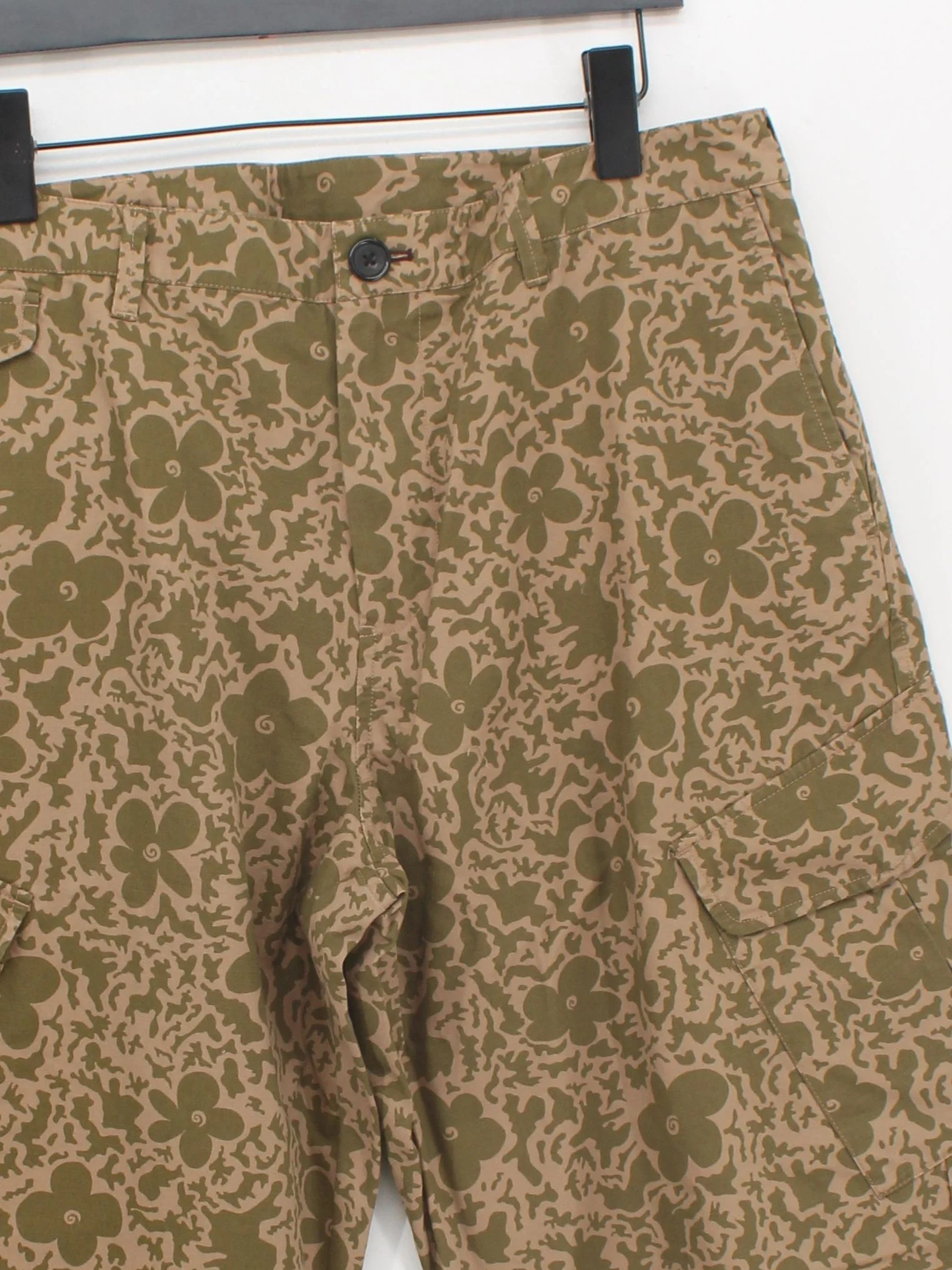 Paul Smith Men's Trousers W 36 in Green 100% Cotton Cargo New with tags - Image 3
